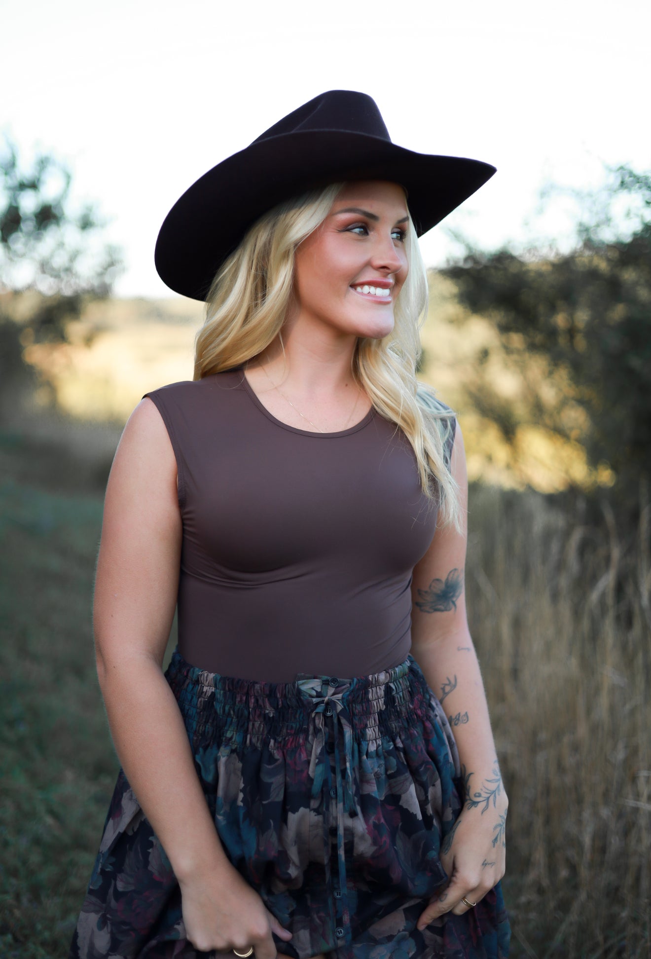 Desert Muse Bodysuit- Brown
