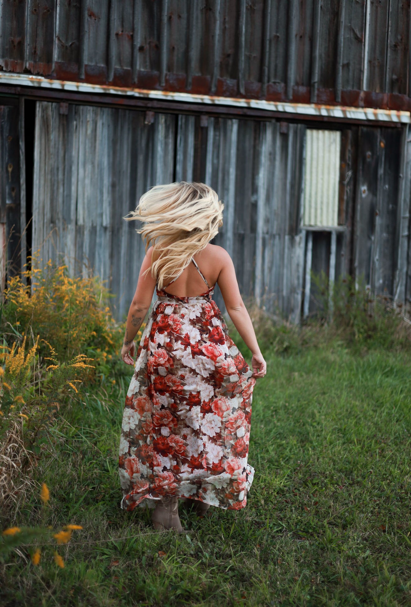 Wild Rose Maxi Dress
