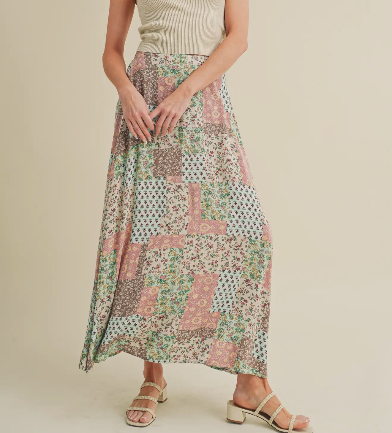 Melanie Patchwork Skirt