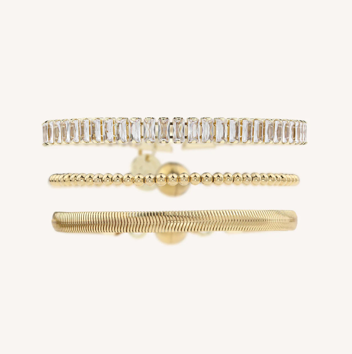 Champagne Stacking Set