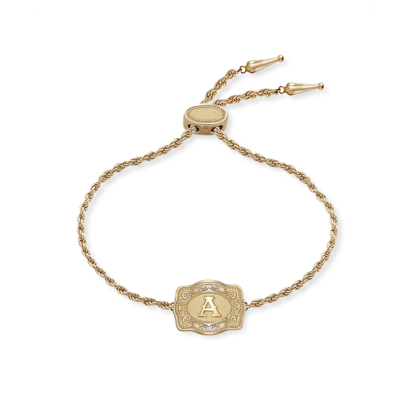 Ultra Mini Belt Buckle Bracelet - Gold