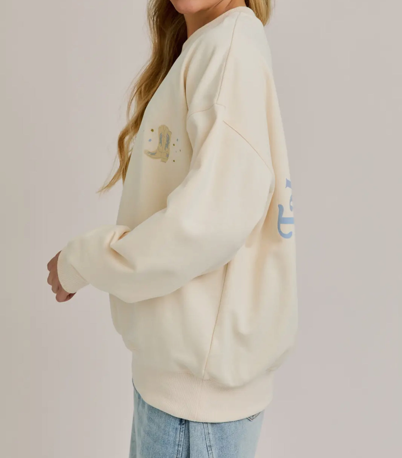 Take Me To The Rodeo Oversized Sweatshirt
