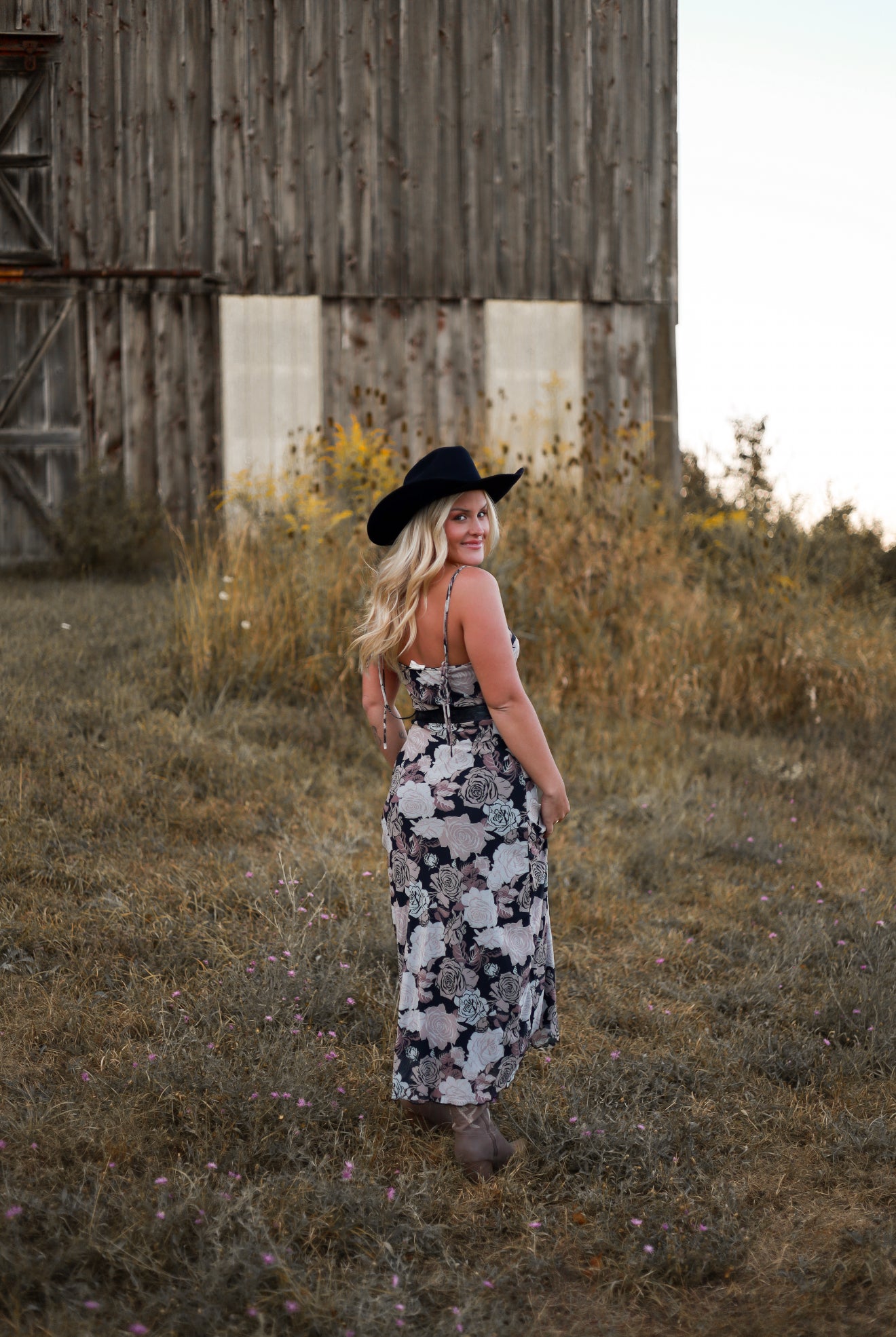 On The Range Midi Dress - Plum