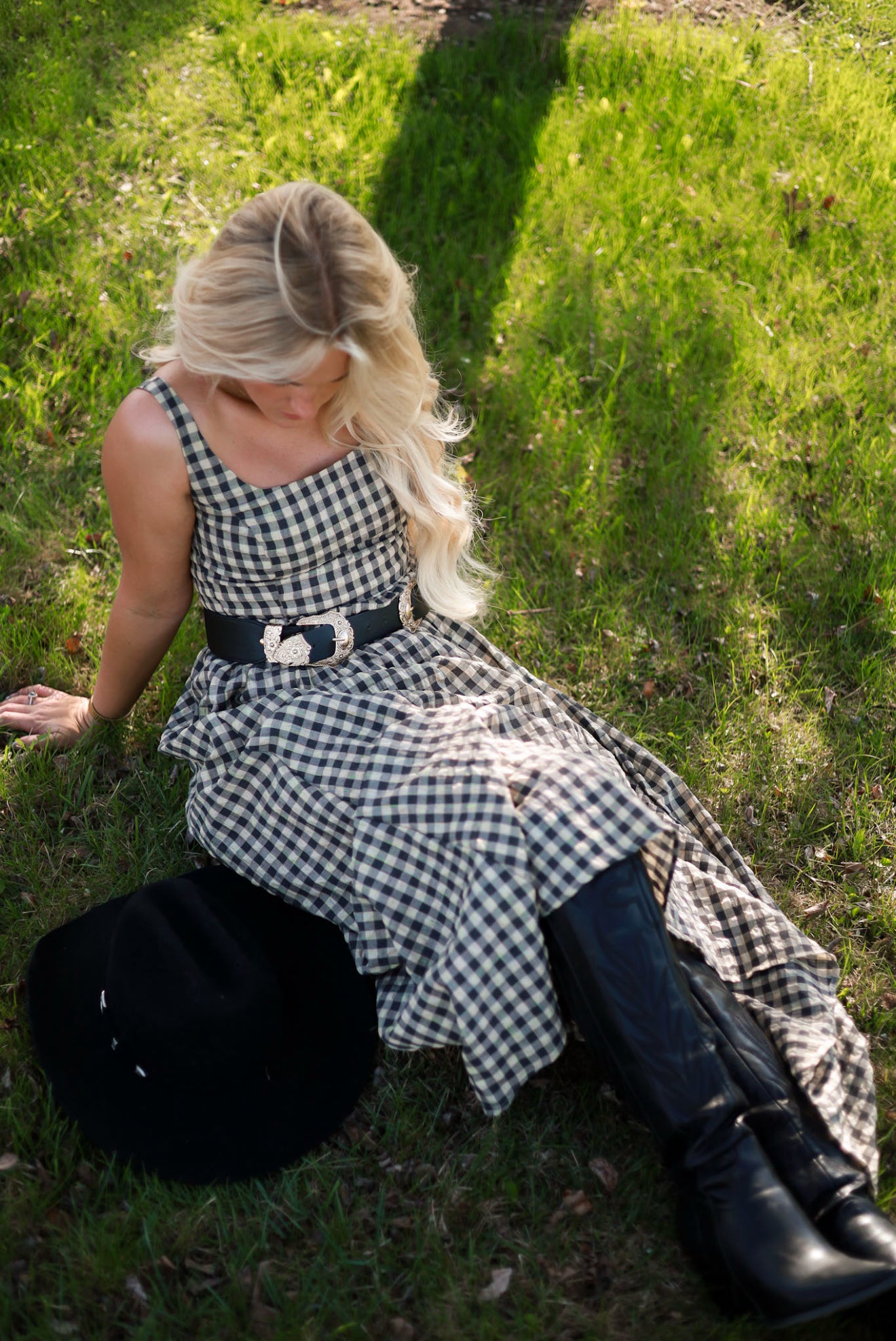 Daydream Maxi Dress - Gingham