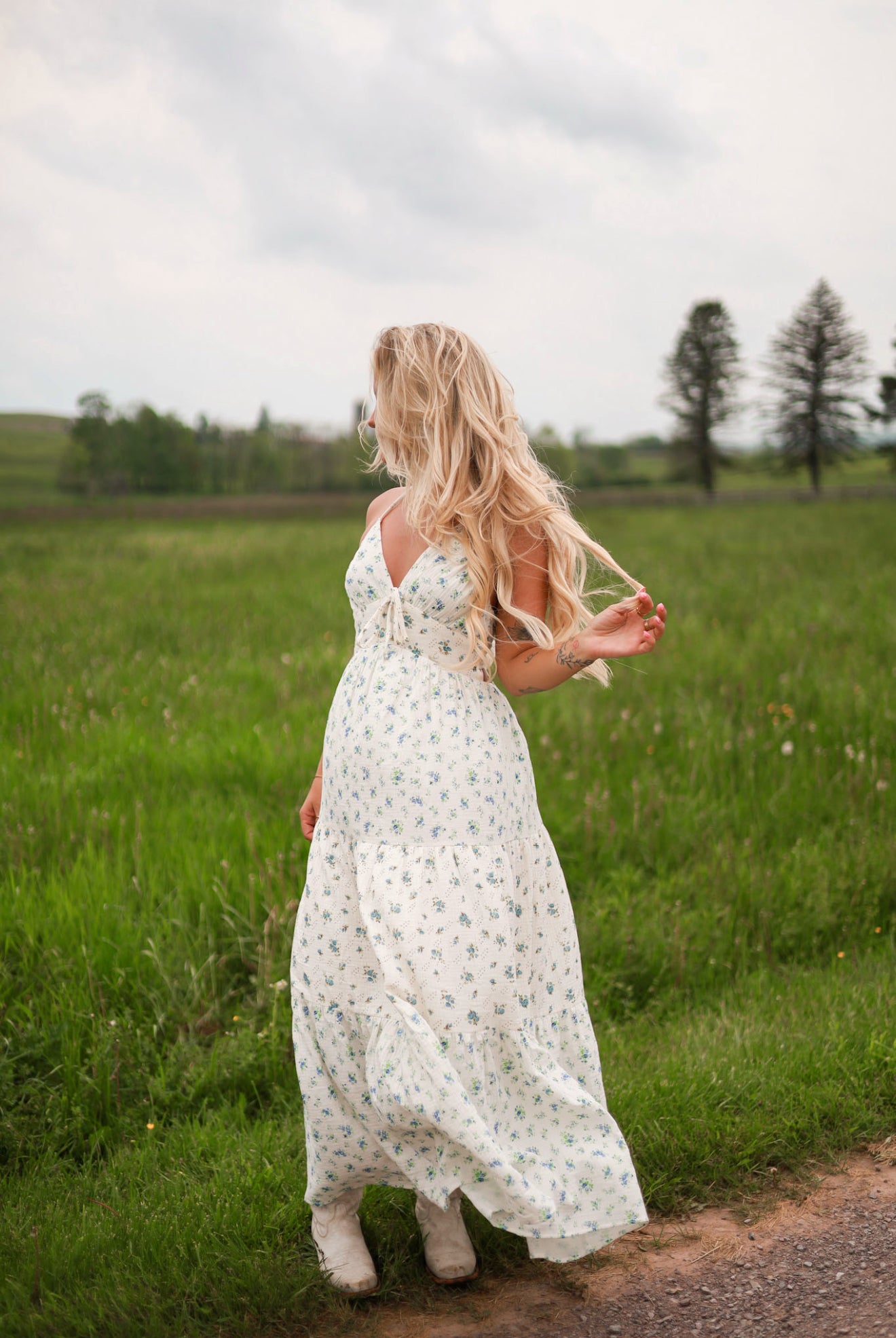 Farmstead Floral Maxi Dress