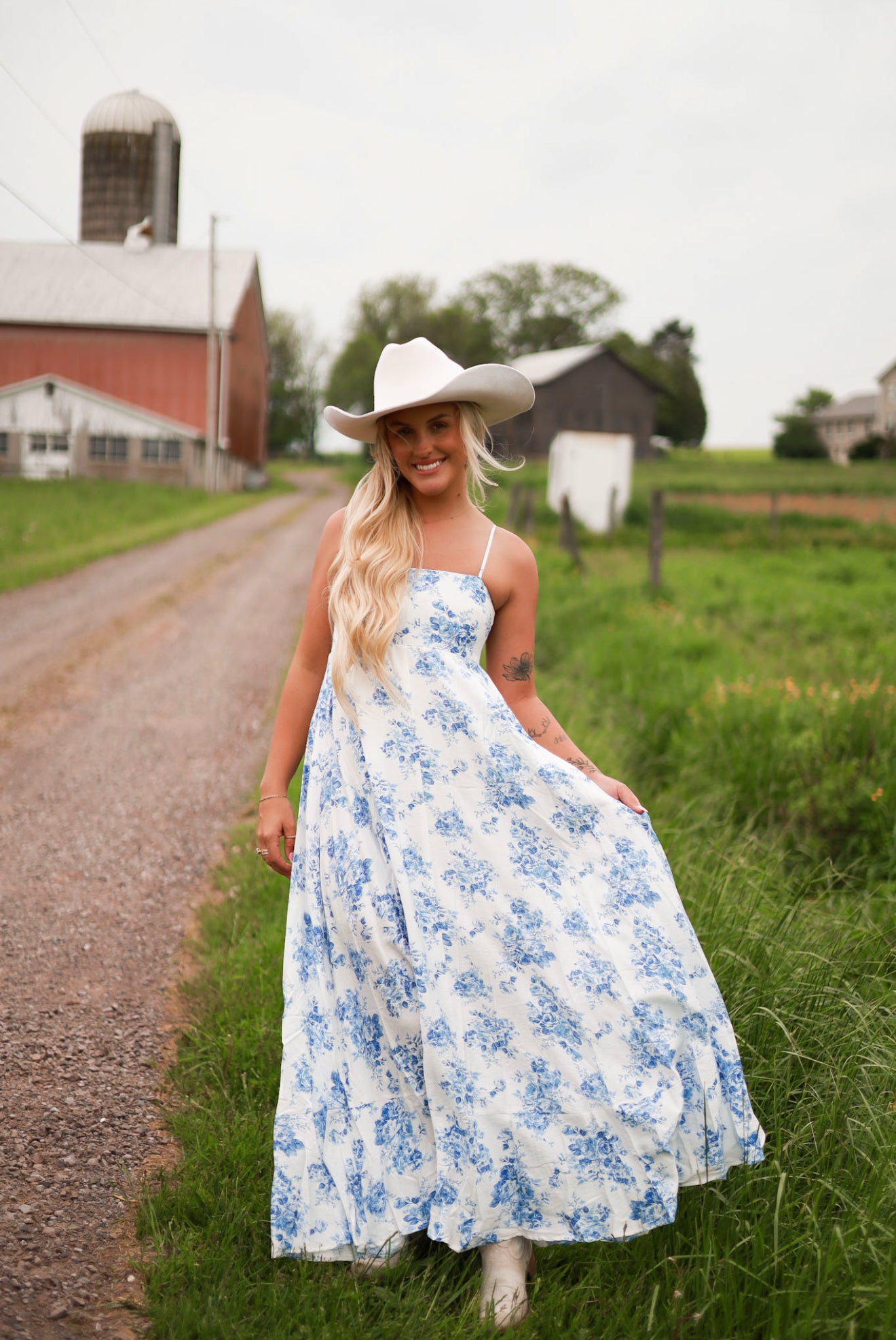 Heirloom Bleu Maxi Dress