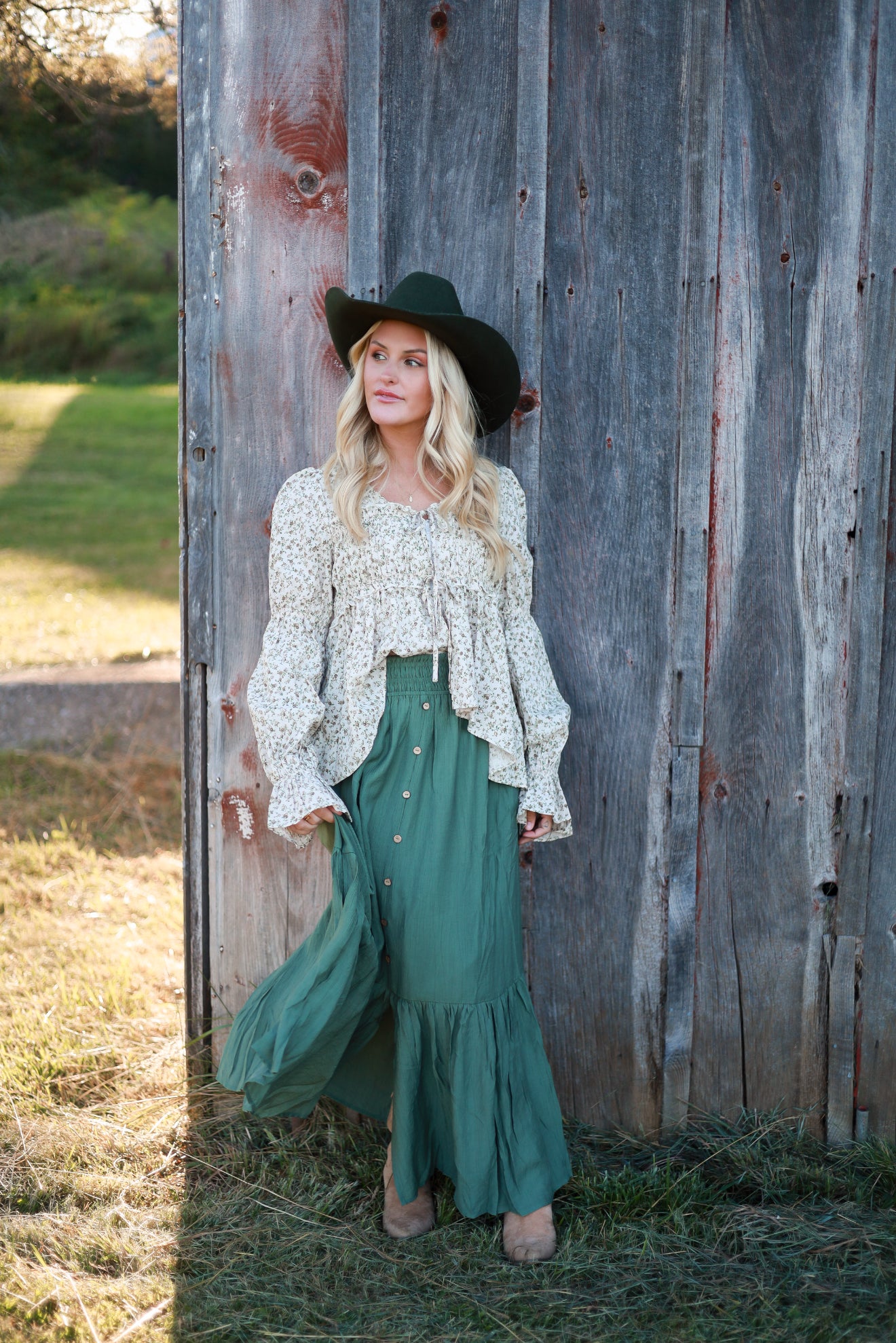 Evergreen Maxi Skirt