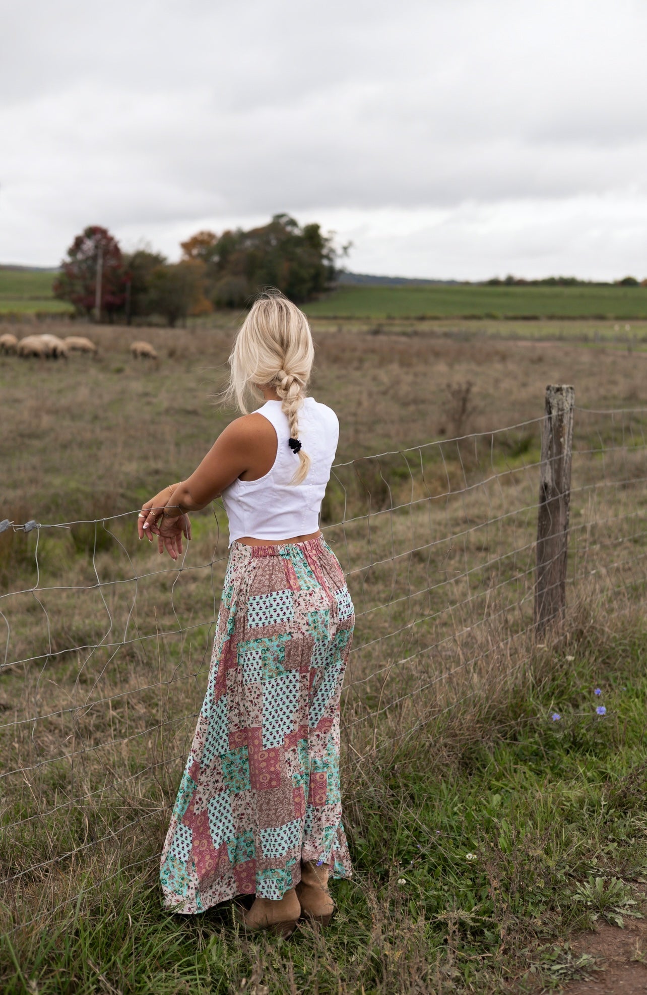 Melanie Patchwork Skirt