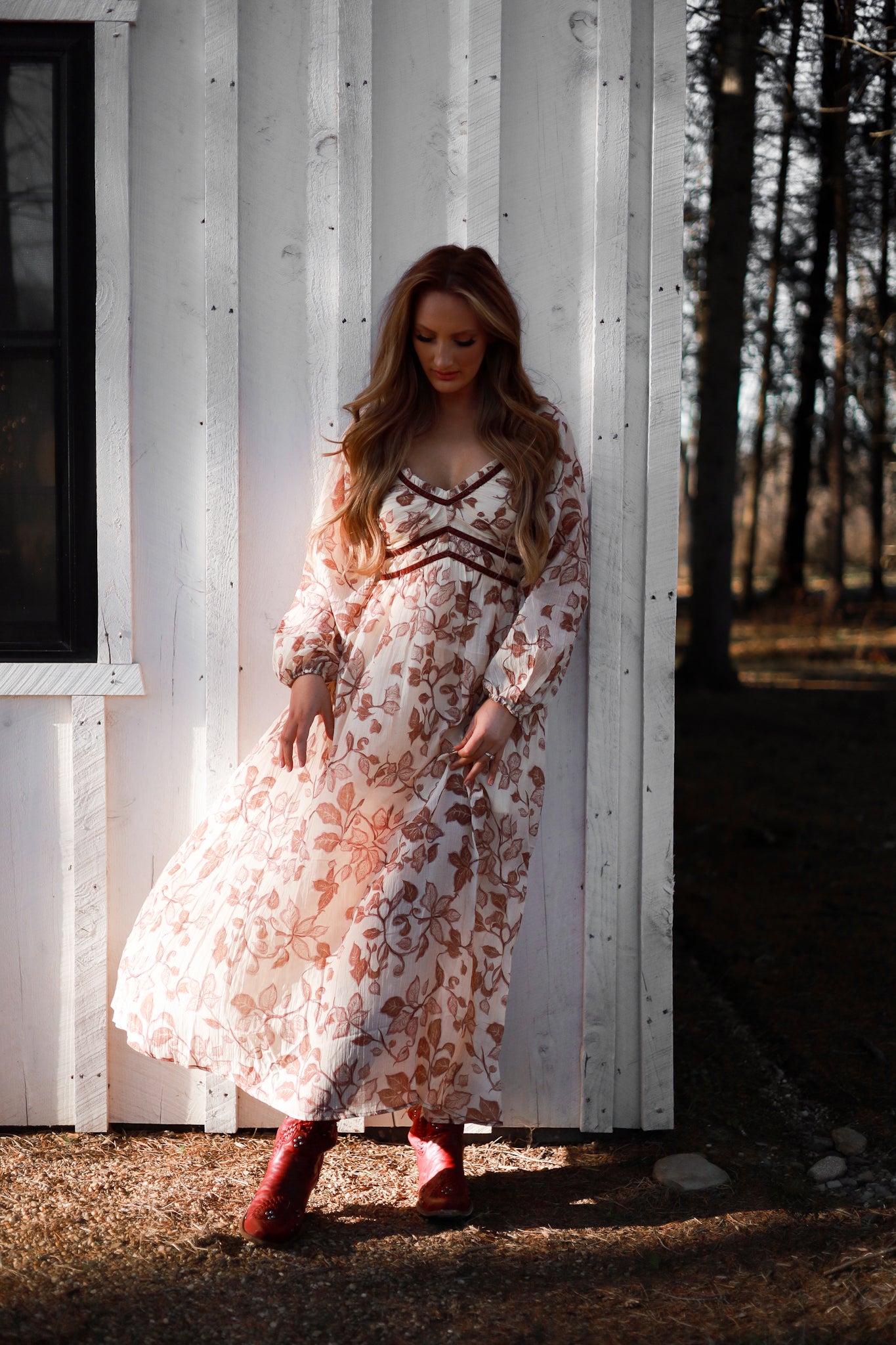 Willow Vale Maxi Dress - Sand