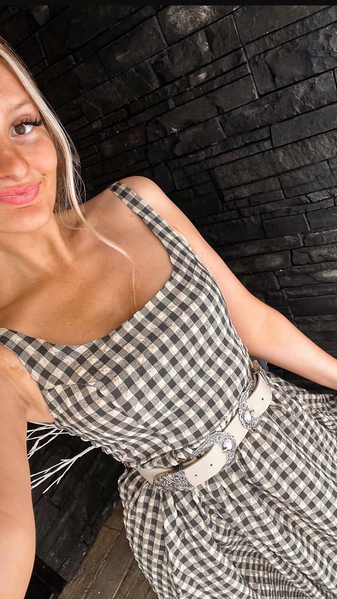 Daydream Maxi Dress - Gingham
