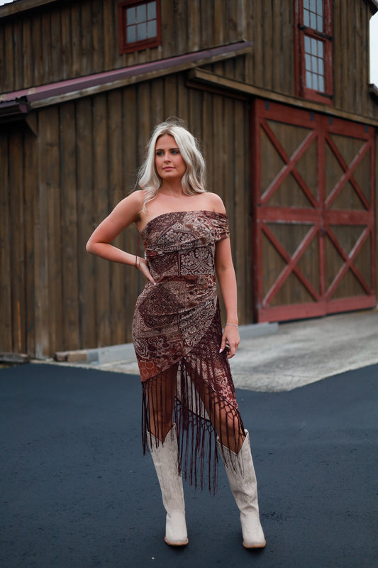 Reverie Fringe Dress