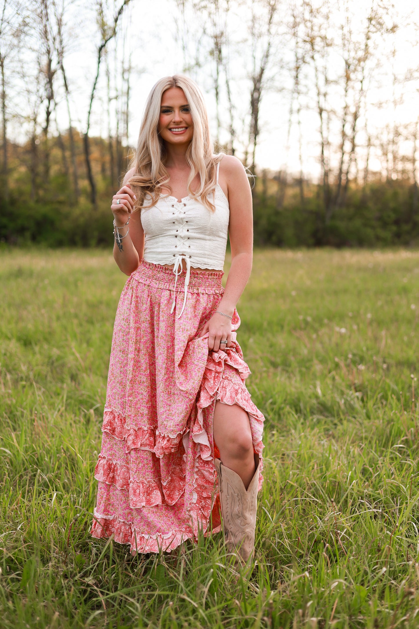 Country Darling Lace Top