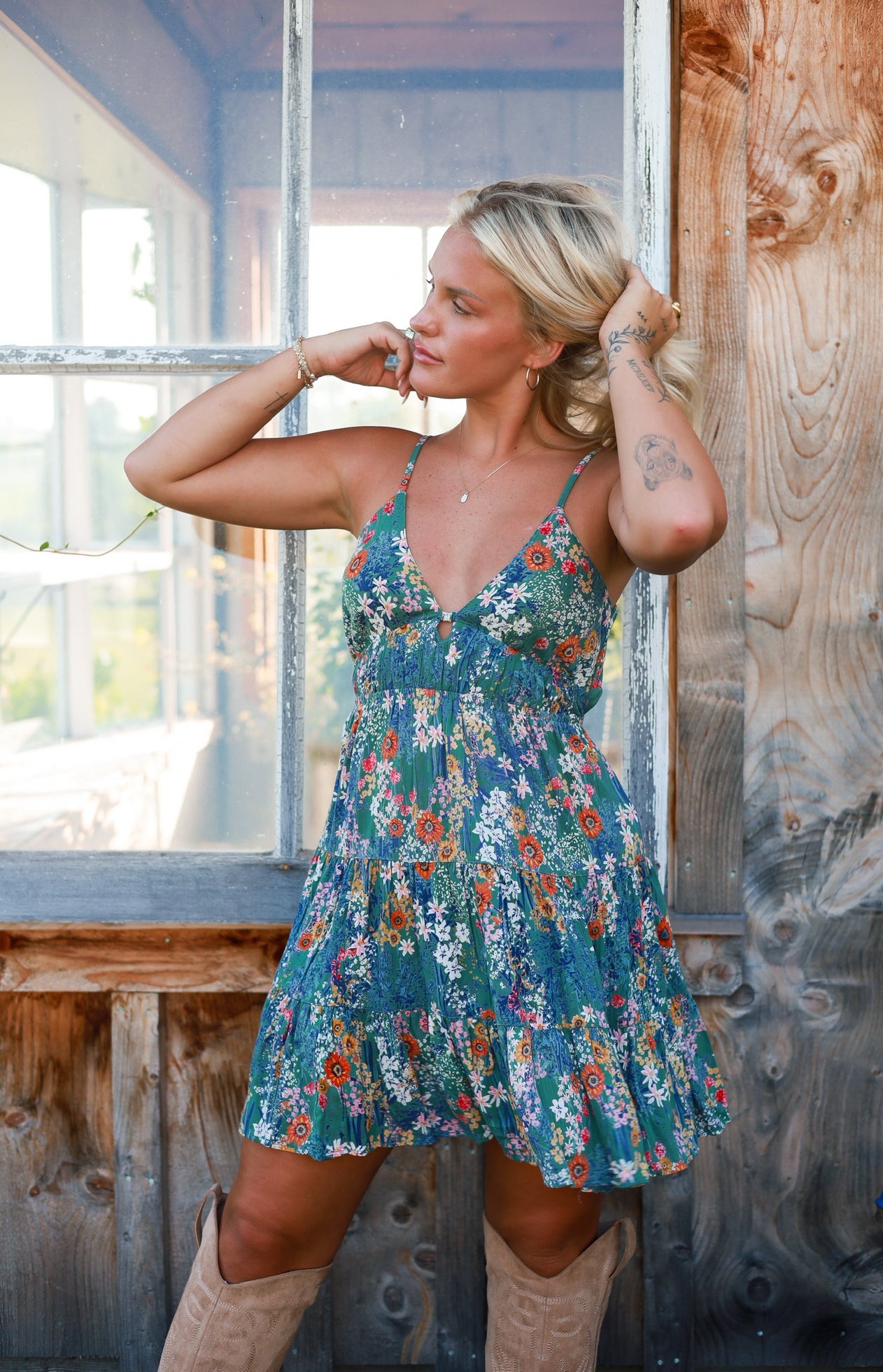 Floral Fling Mini Dress
