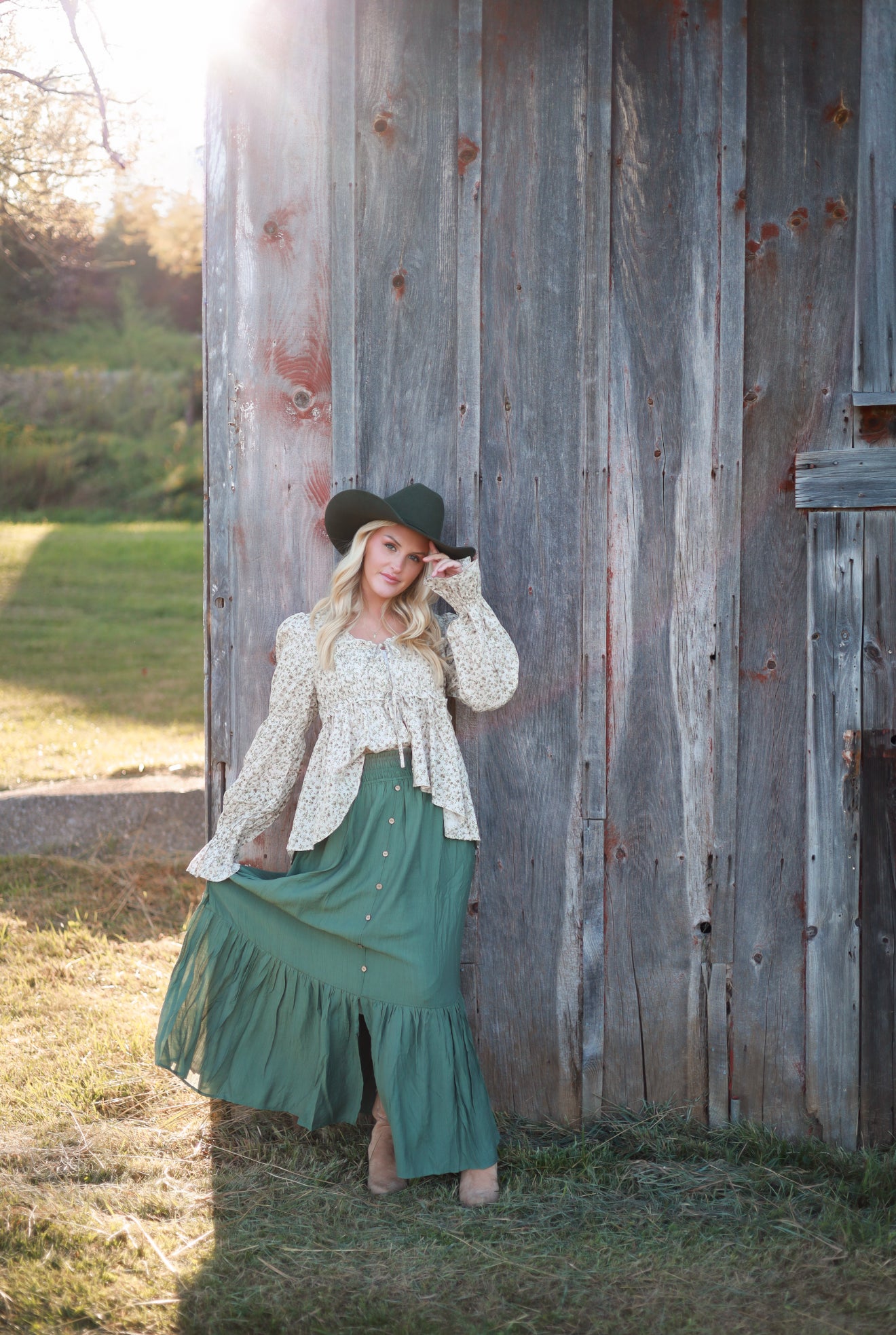 Maybelle Peasant Top
