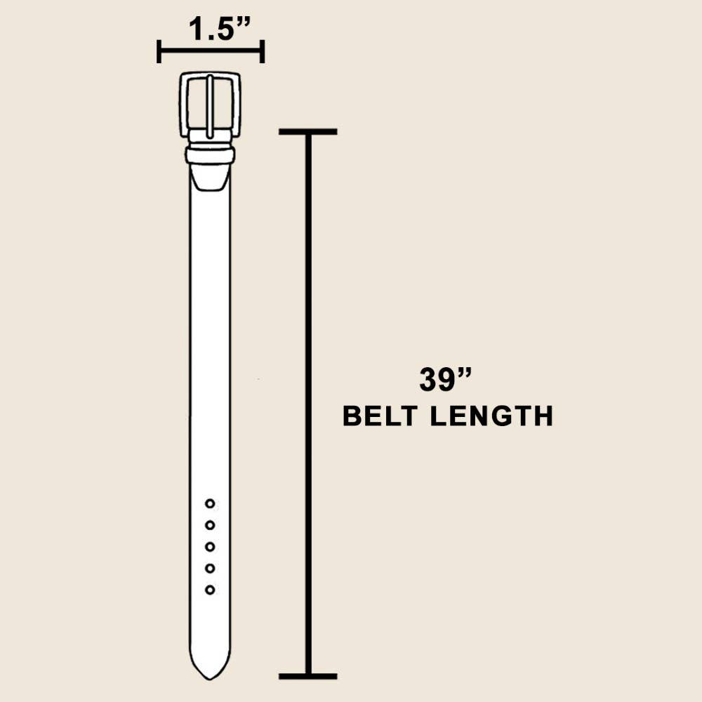 Western Disc Buckle Belt
