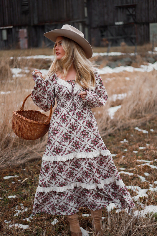 Rosewood Ranch Floral Maxi Dress