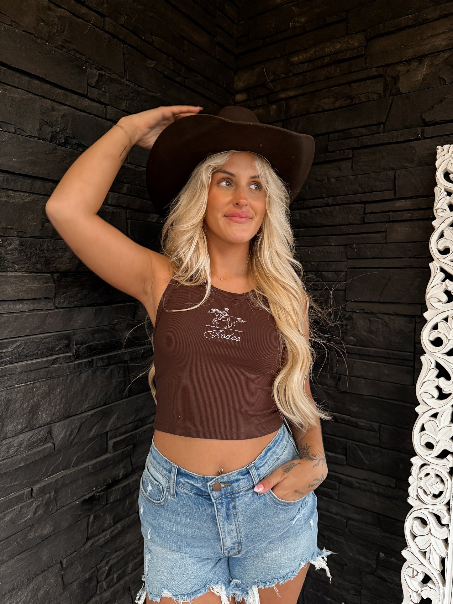 Rodeo Ribbed Tank