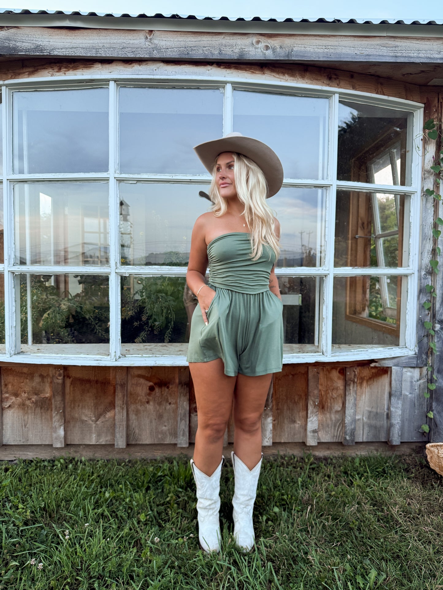 Moss Meadow Romper