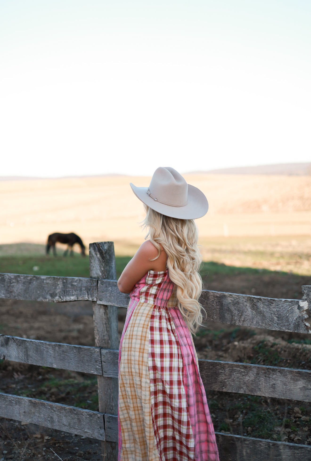 Sagebrush Plaid Maxi Dress - Strawberry Milk