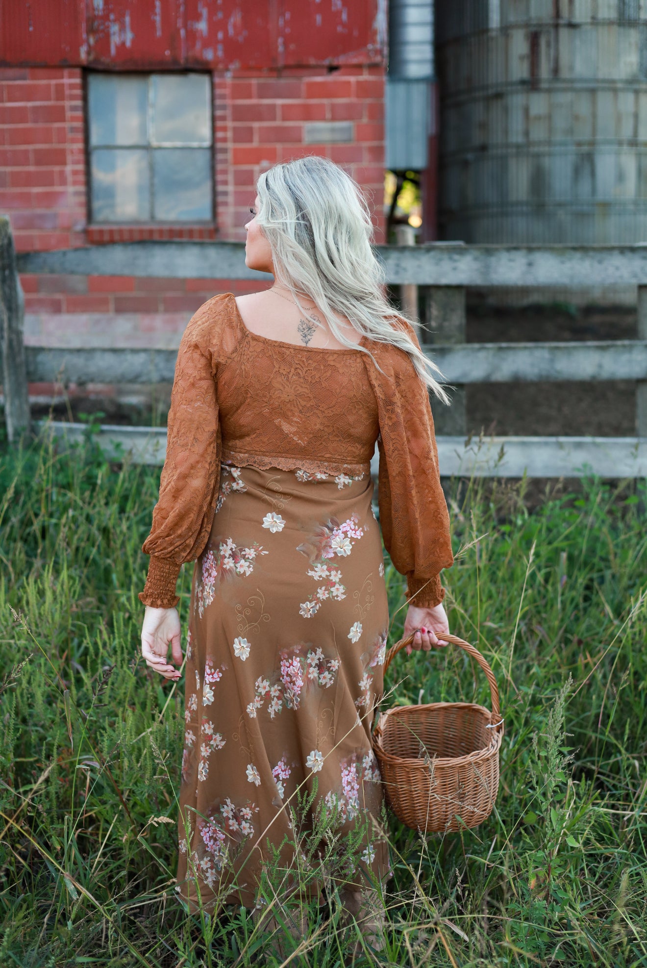 Gingercream Lace Maxi Dress
