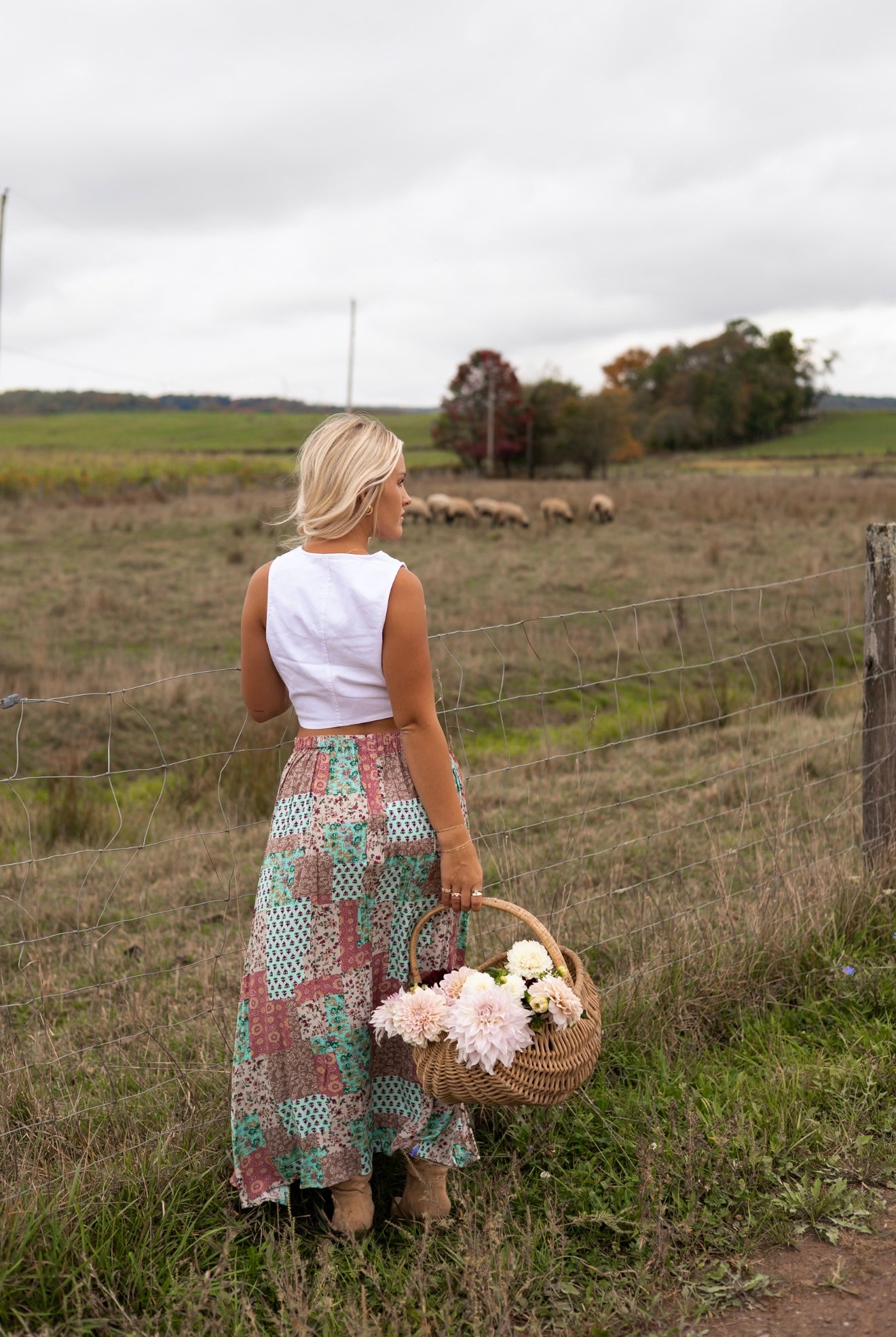 Melanie Patchwork Skirt