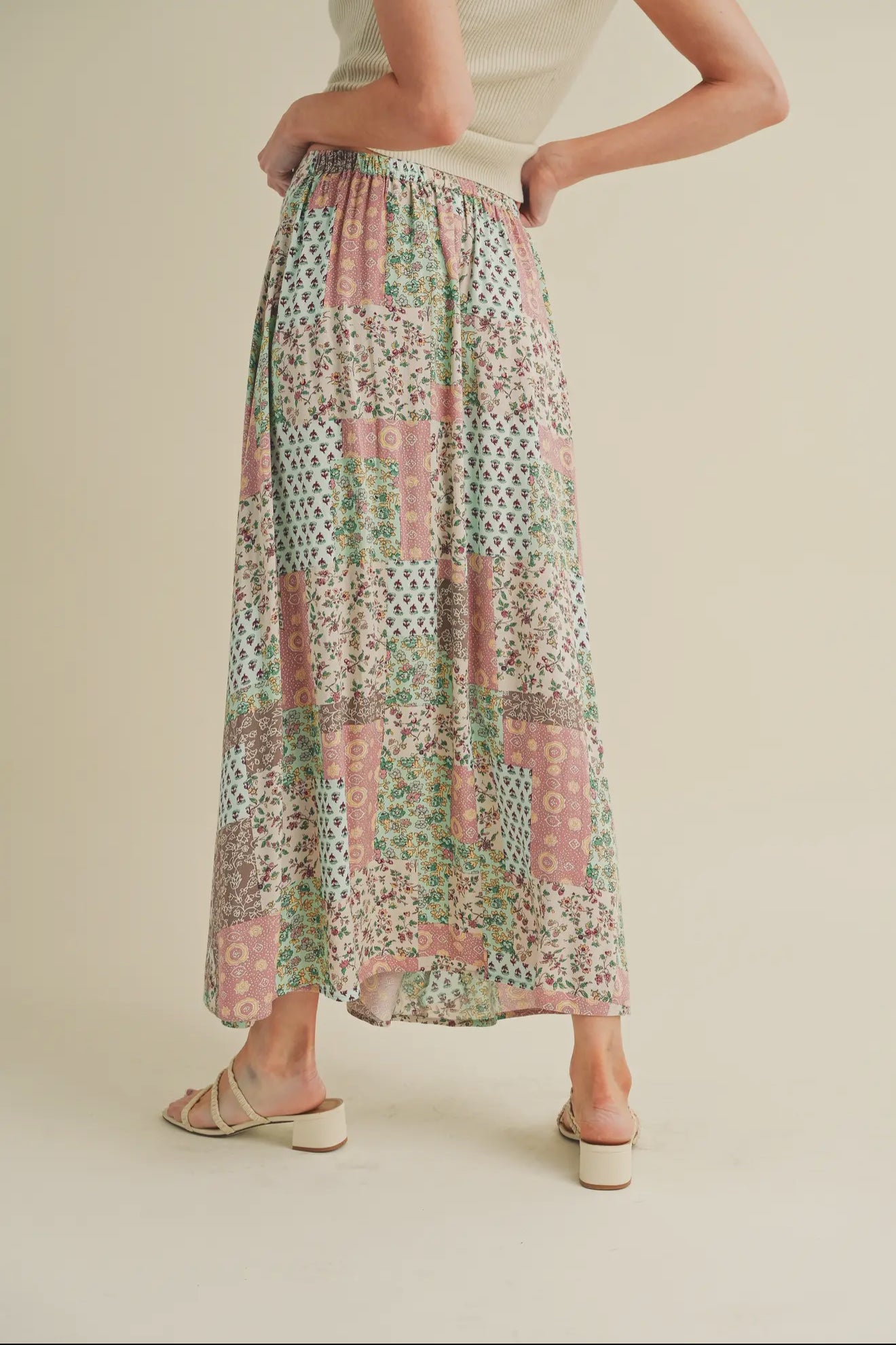 Melanie Patchwork Skirt