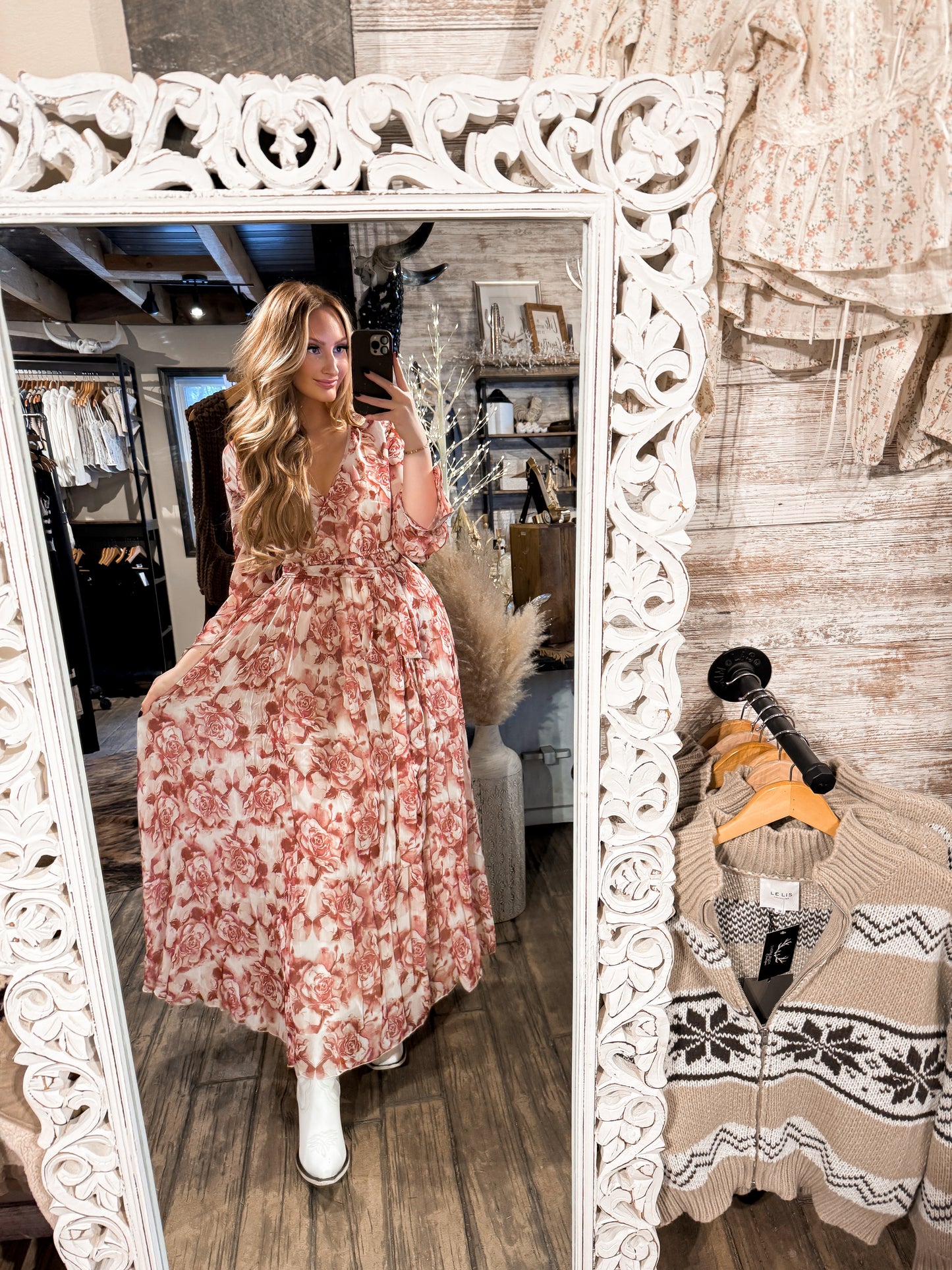 Claire Floral Maxi Dress