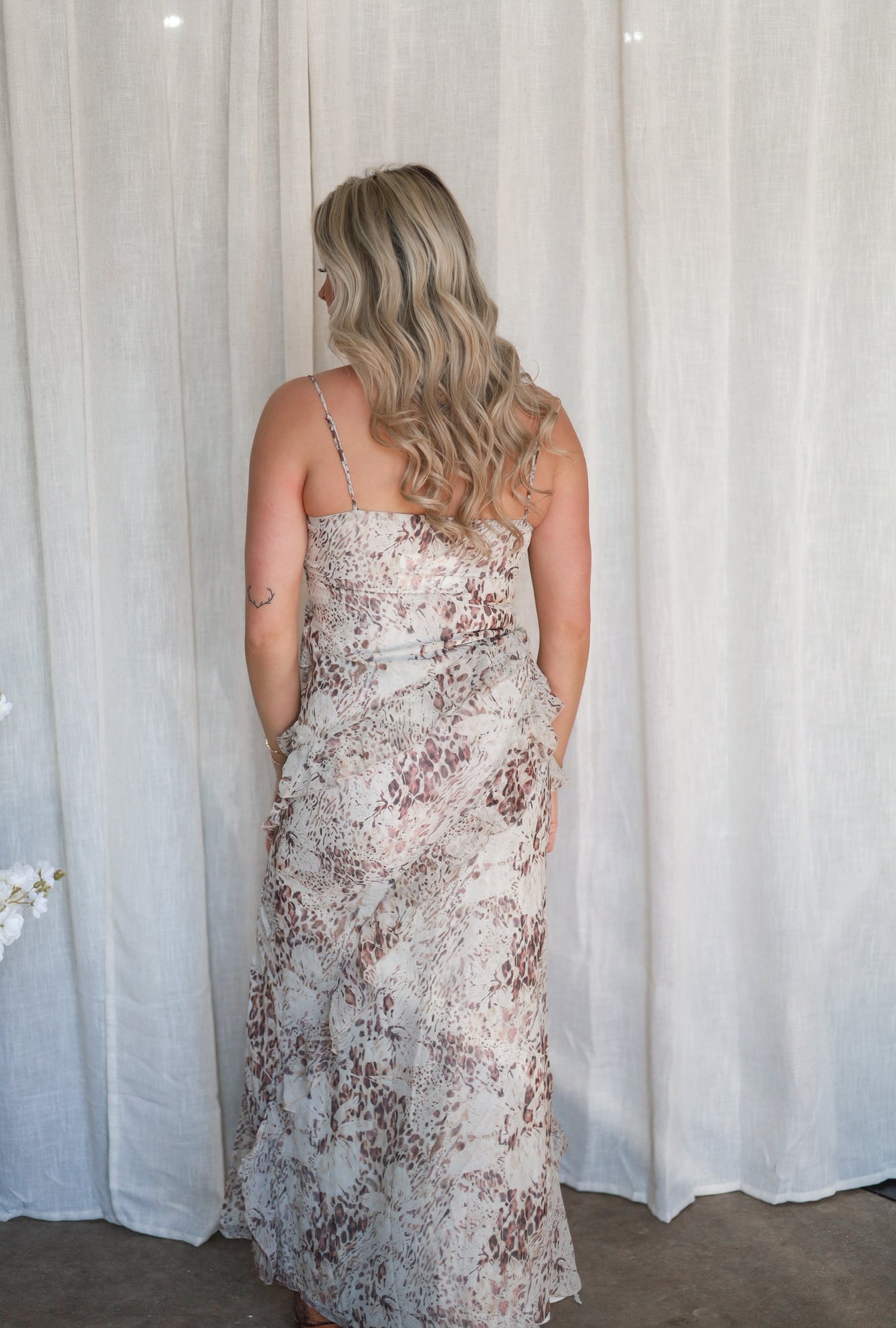 Ella Leopard Maxi Dress