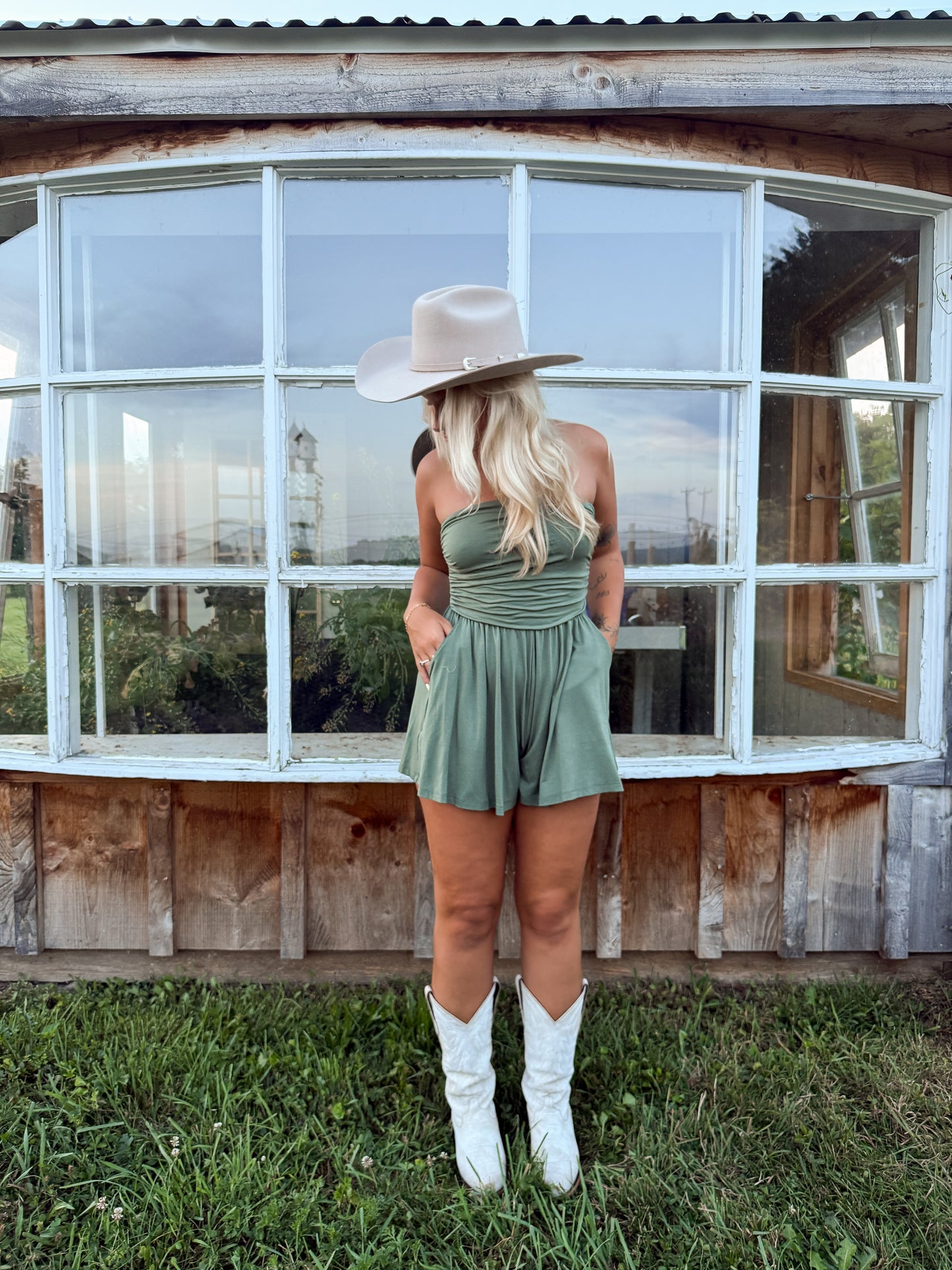 Moss Meadow Romper