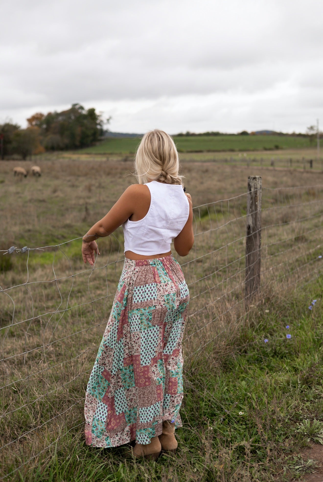 Melanie Patchwork Skirt