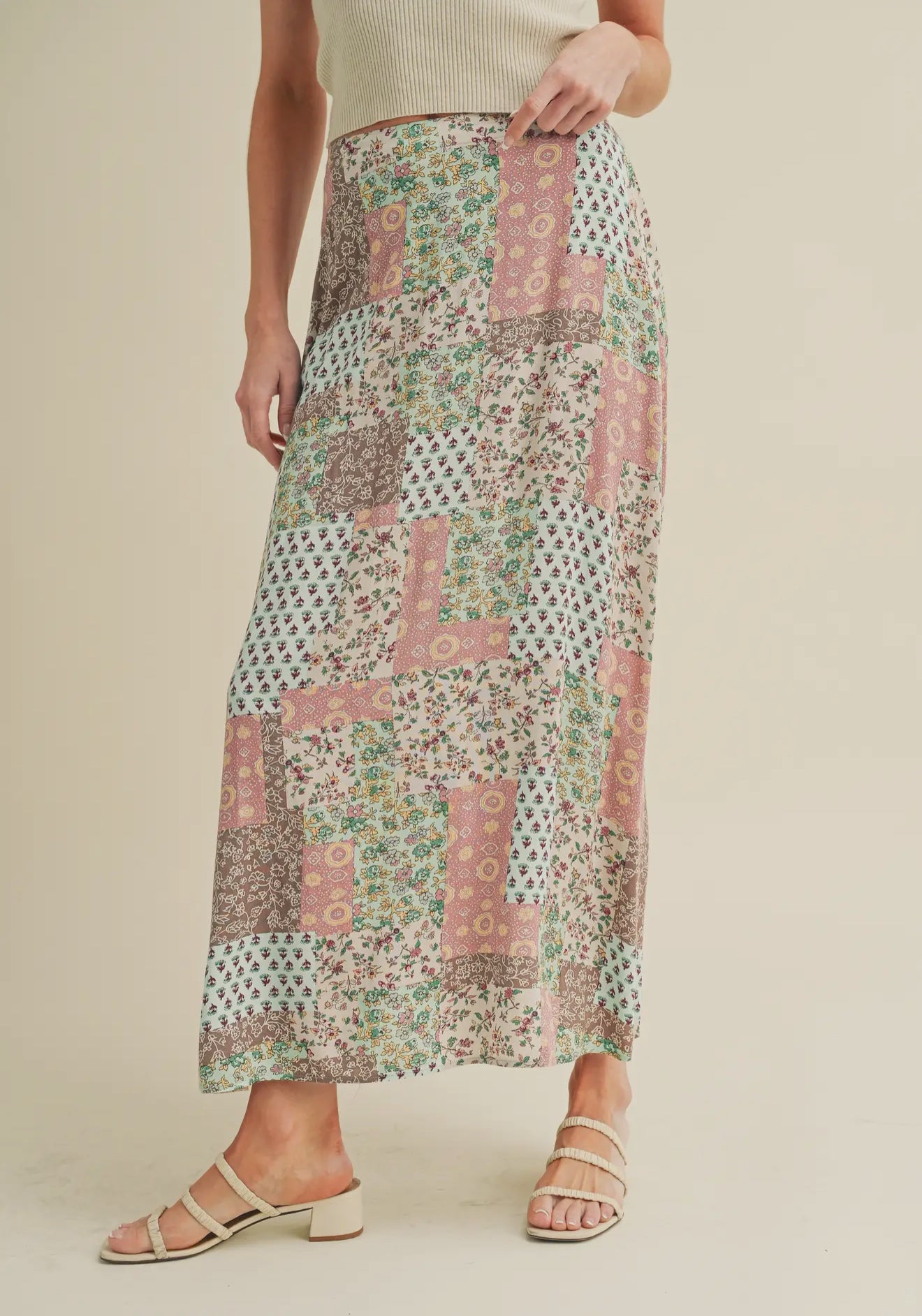 Melanie Patchwork Skirt