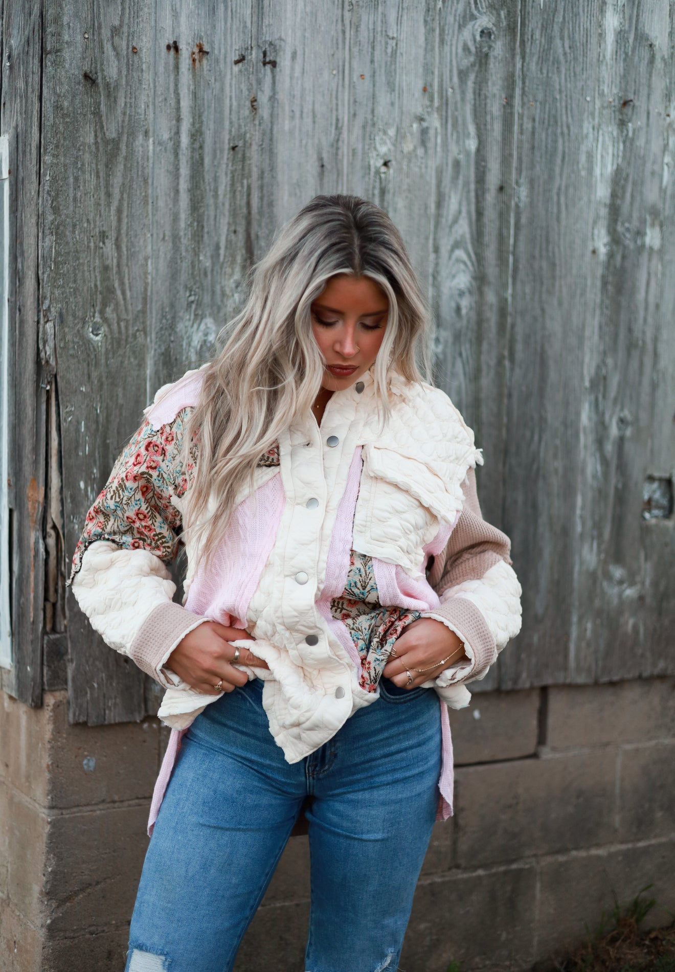 Prairie Blossom Quilted Jacket