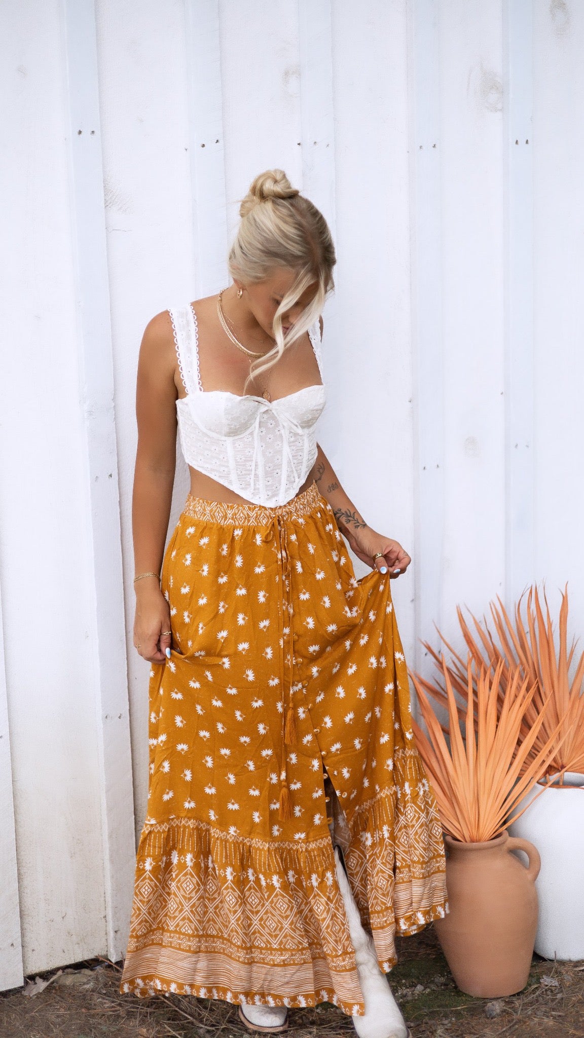 Honeysuckle Maxi Skirt