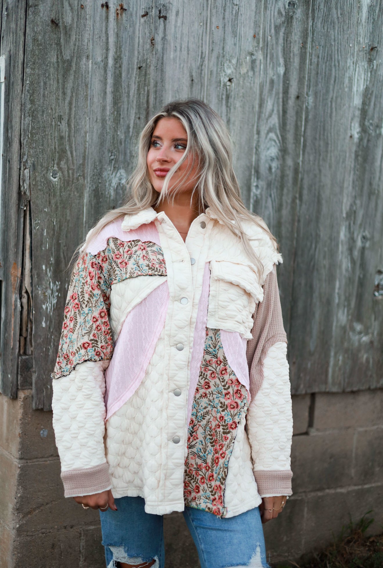 Prairie Blossom Quilted Jacket