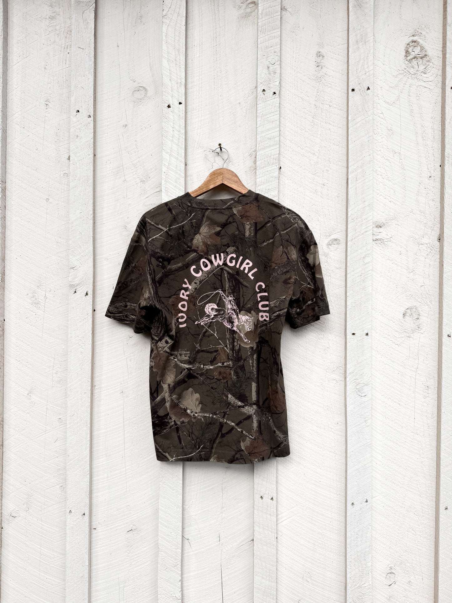 Ivory Cowgirl Club Oversized T-Shirt