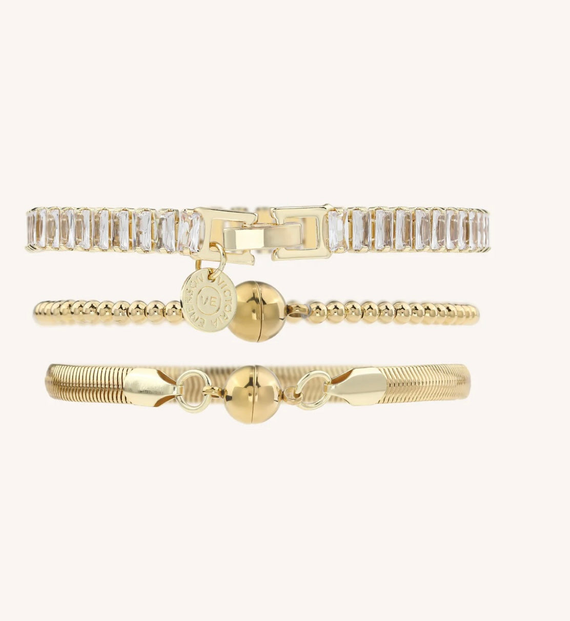 Champagne Stacking Set