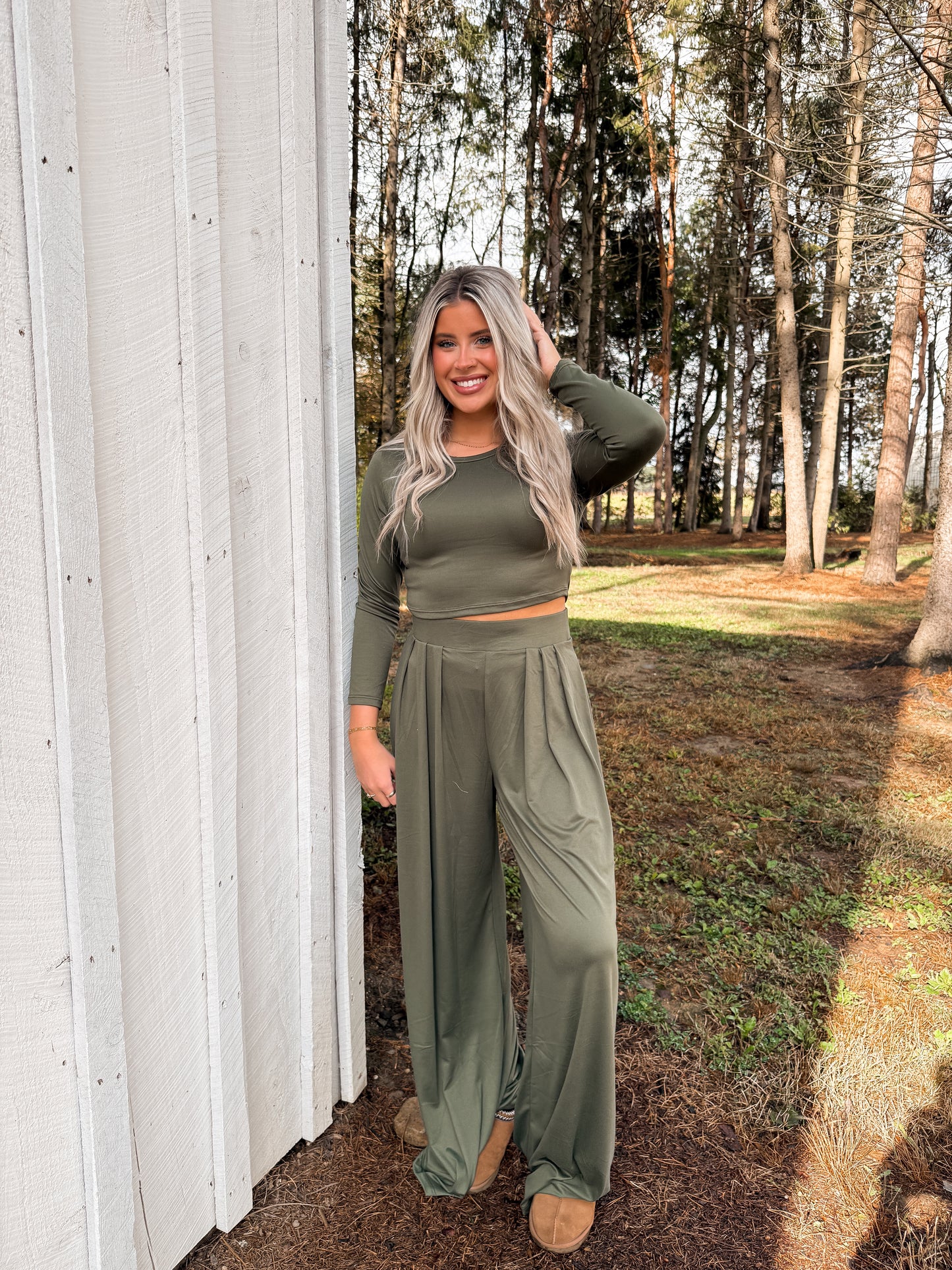 Sandstone Lounge Set - Matcha
