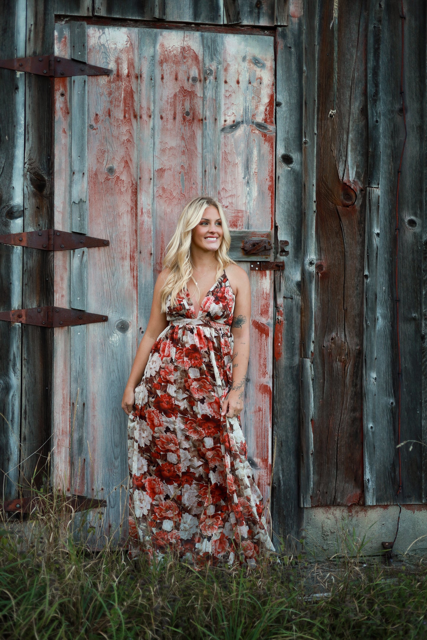 Wild Rose Maxi Dress