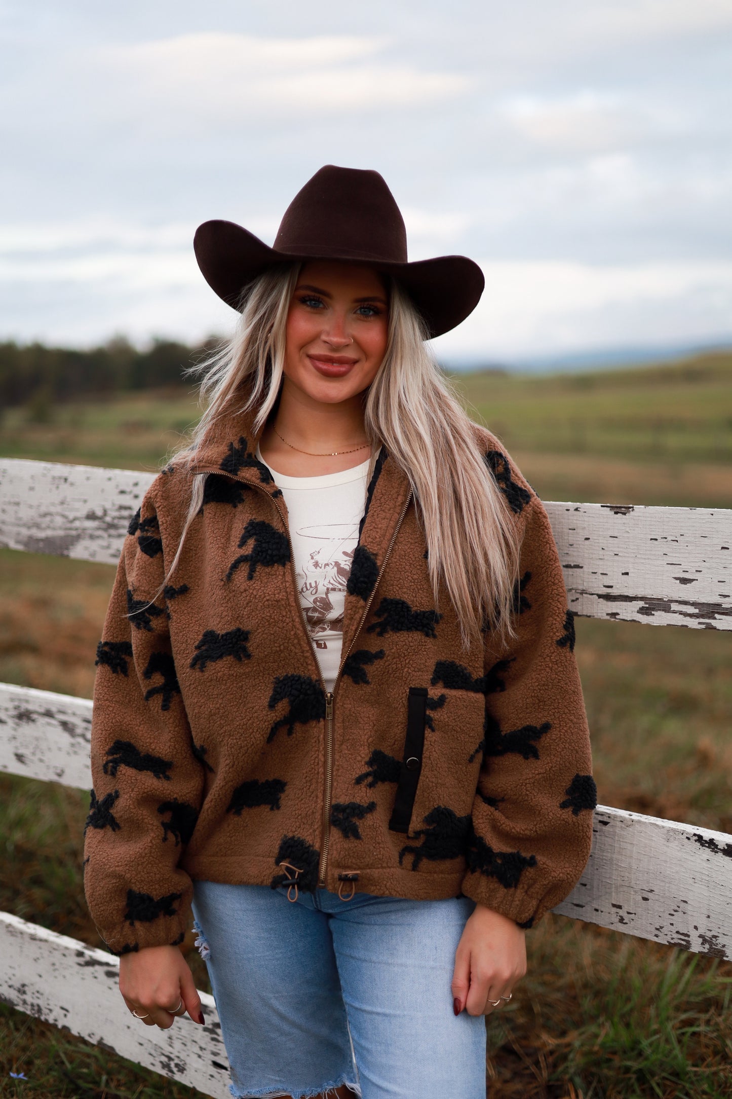 Mustang Zip Up