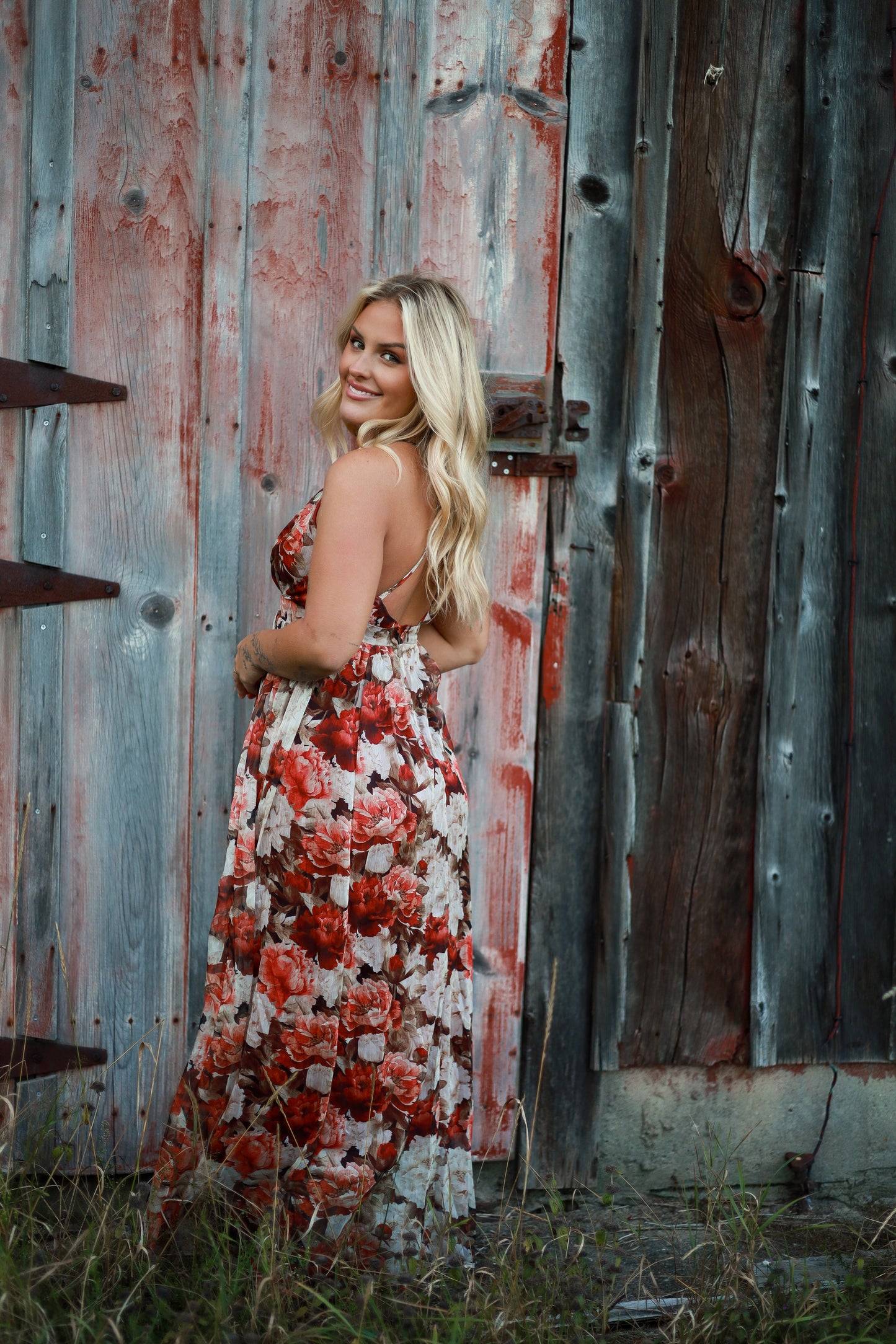 Wild Rose Maxi Dress