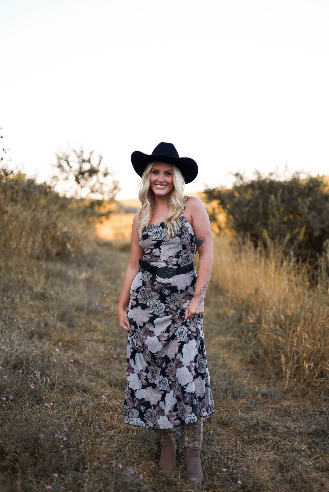 On The Range Midi Dress - Plum