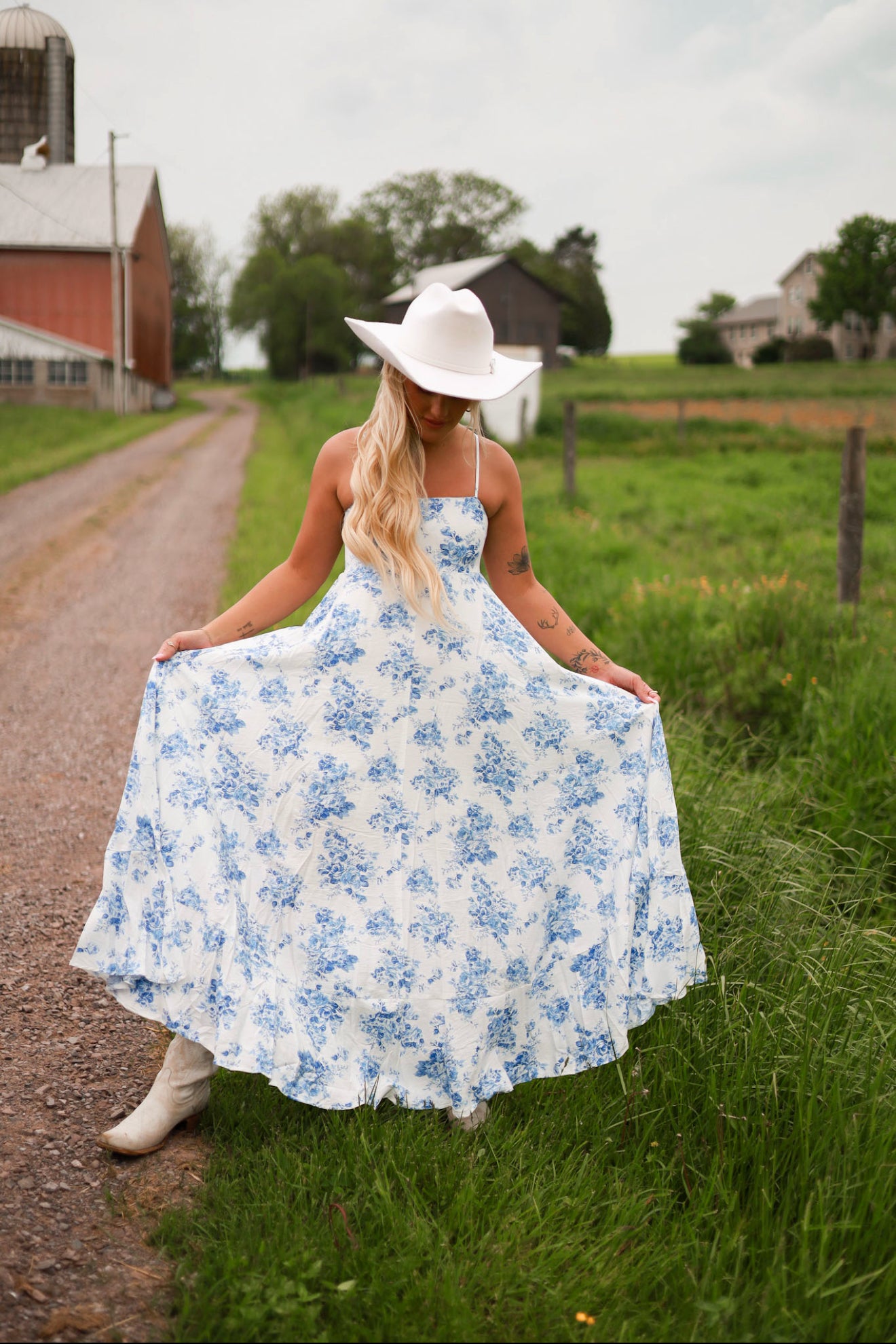 Heirloom Bleu Maxi Dress