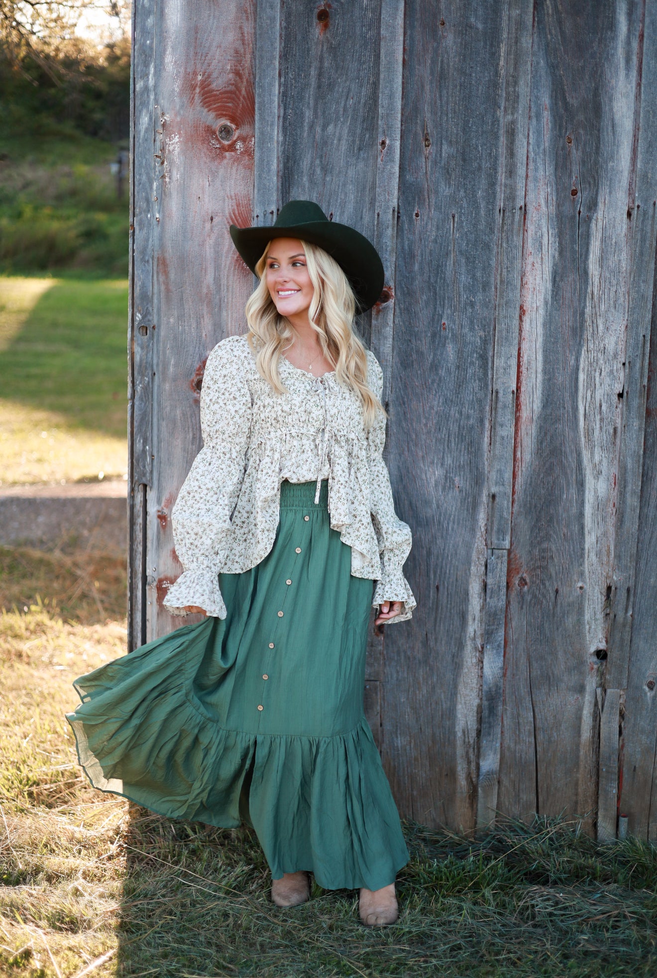 Maybelle Peasant Top