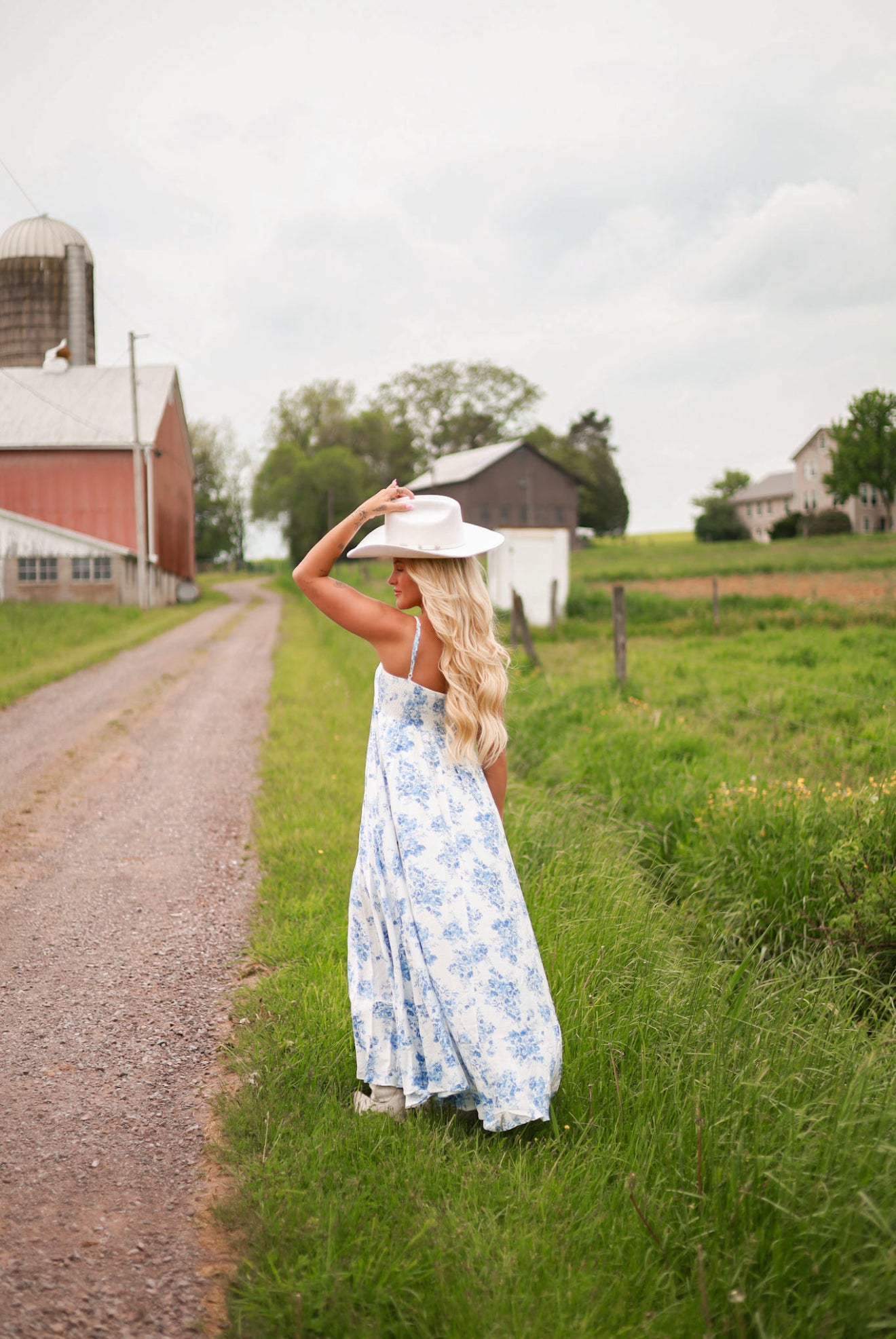 Heirloom Bleu Maxi Dress