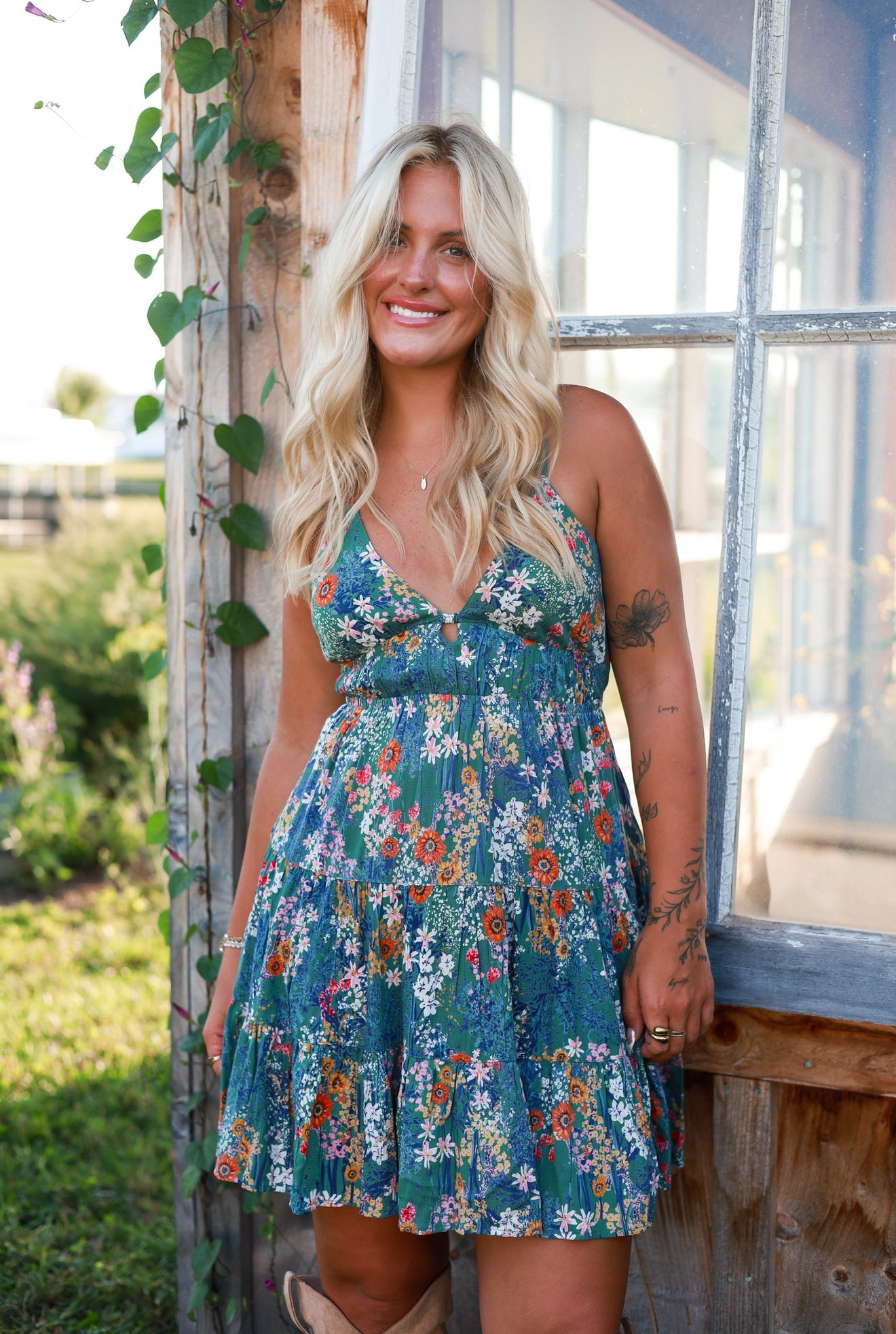 Floral Fling Mini Dress