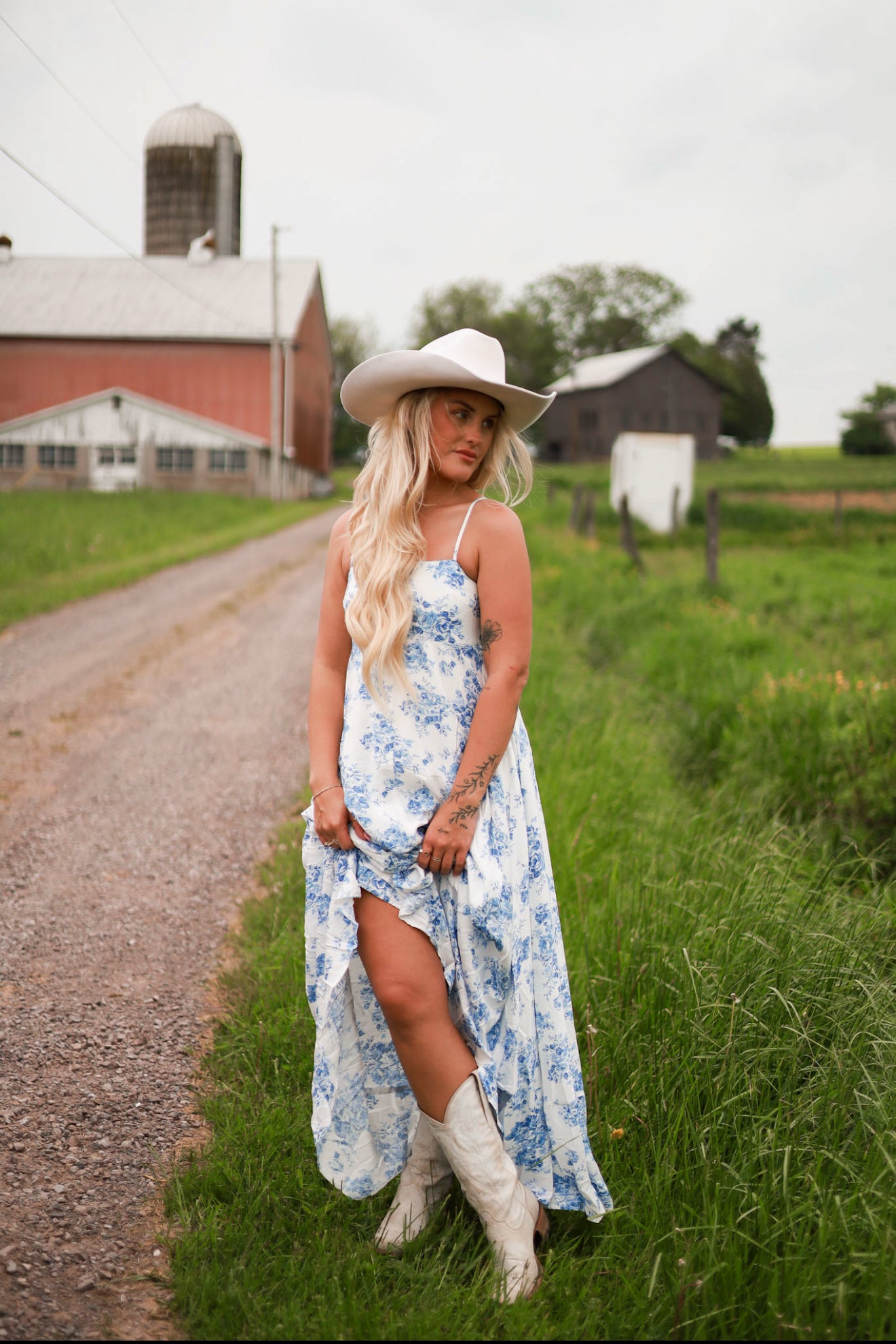 Heirloom Bleu Maxi Dress