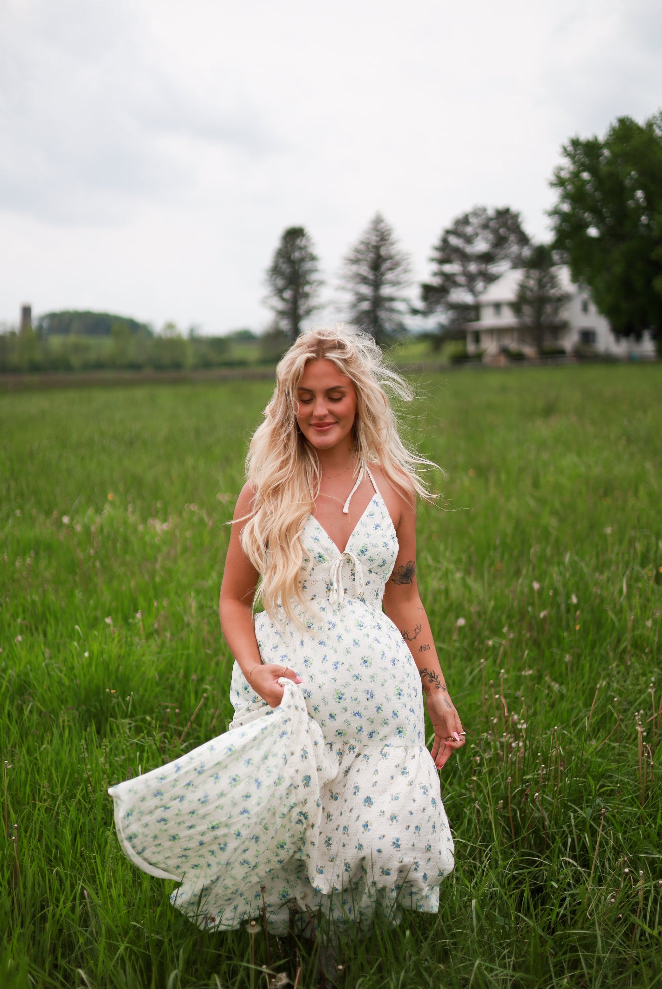 Farmstead Floral Maxi Dress