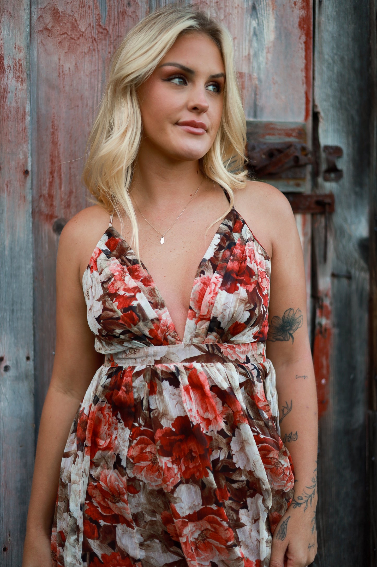 Wild Rose Maxi Dress