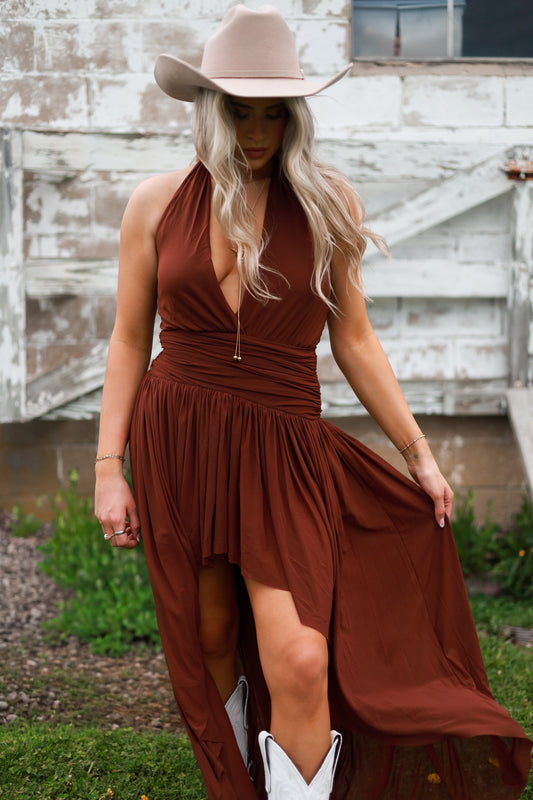Saguaro Dress - Cayenne
