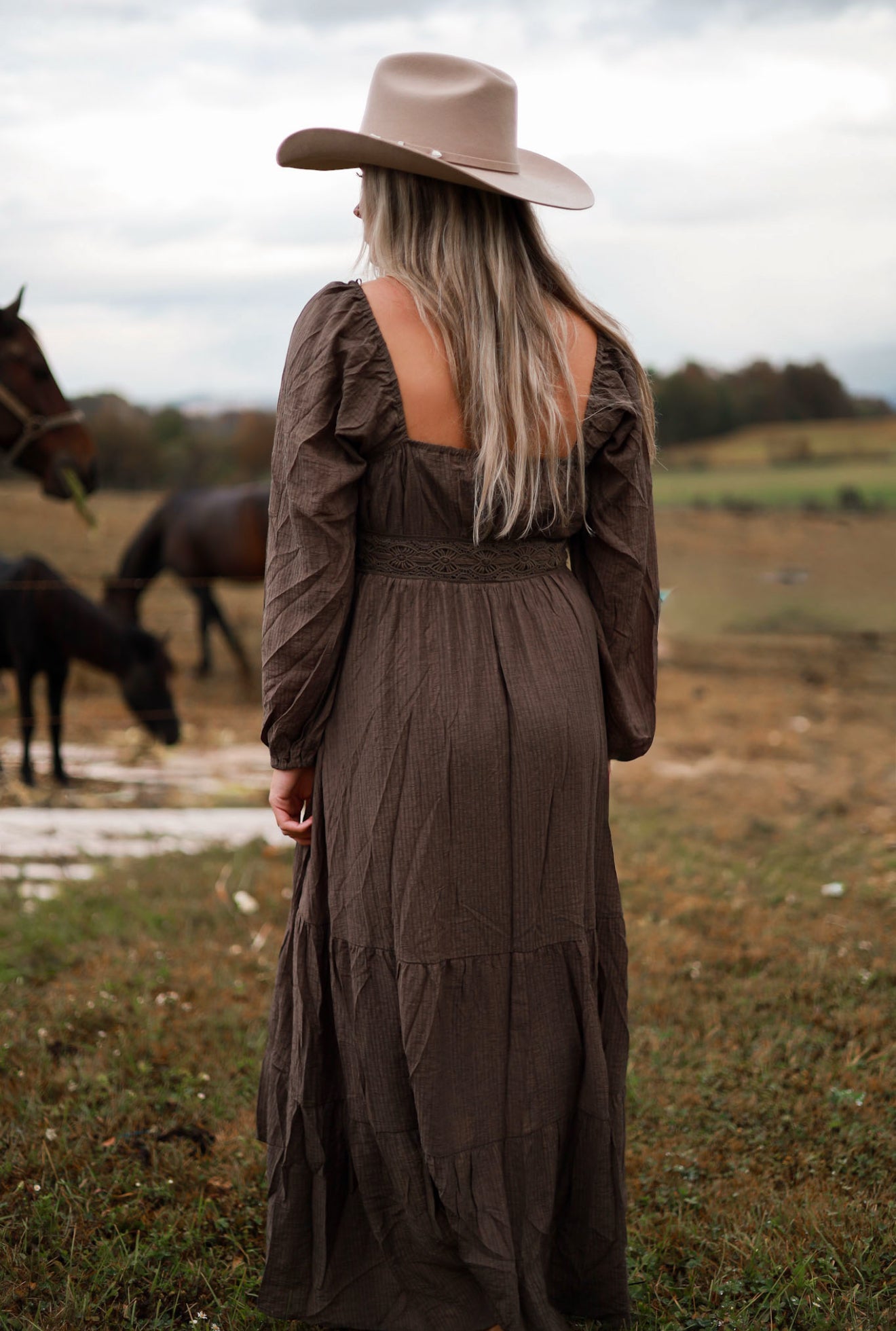 Runaway Acres Lace Maxi Dress